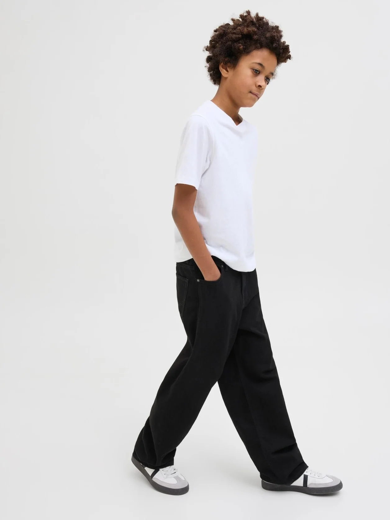 JACK & JONES Jjialex Jjoriginal Sq 740 Noos Jnr - Dżins Chłopcy