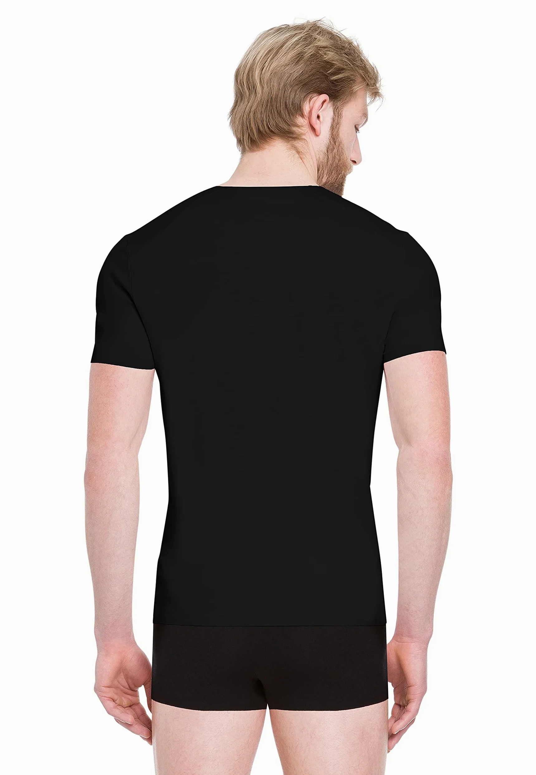 Wolford Męski podkoszulek męski Pure T-Shirt, czarny, XL