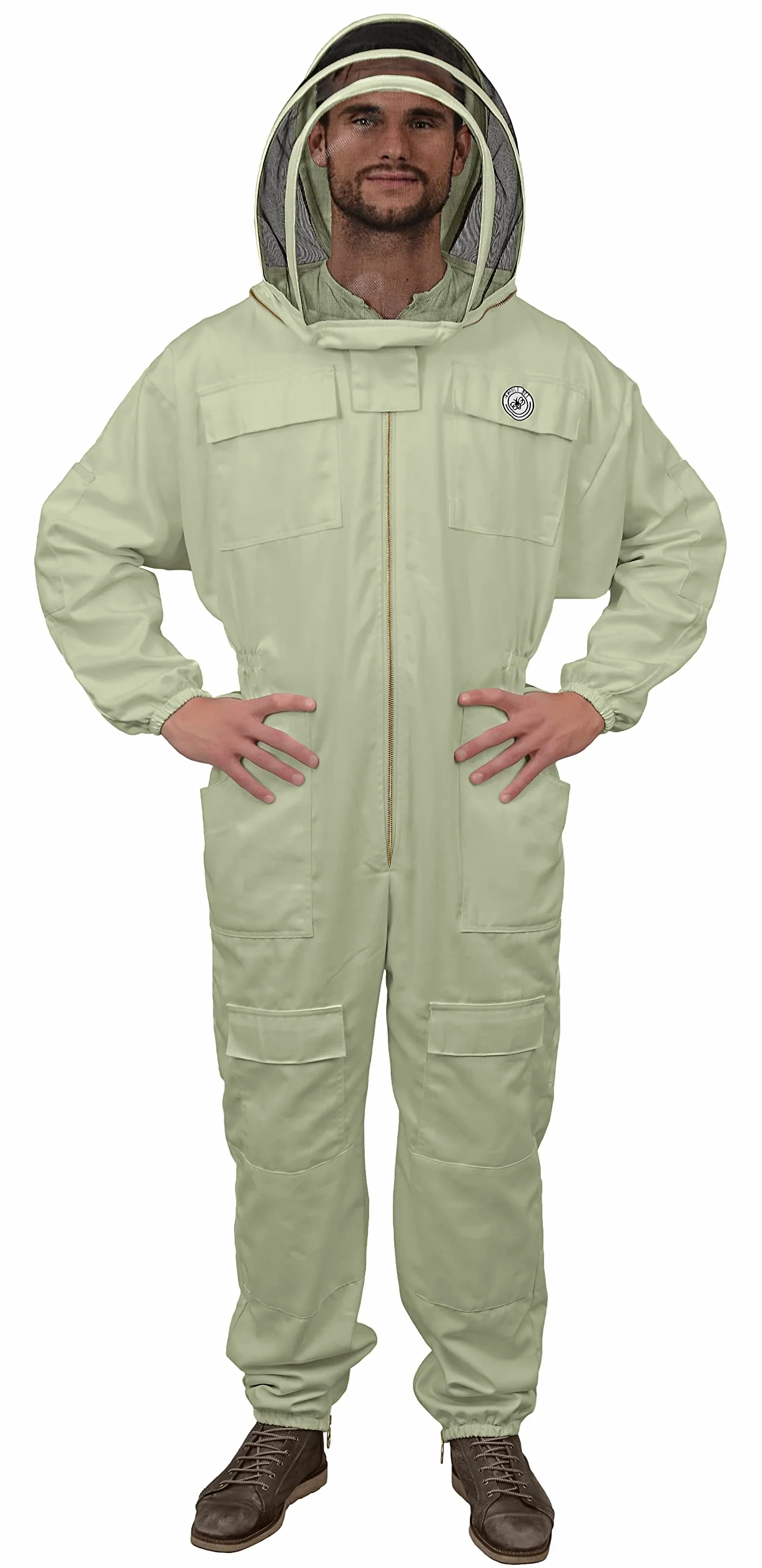 Humble Bee 411 Polycotton kombinezon pszczelarski z welonem szermierkowym, 5XL
