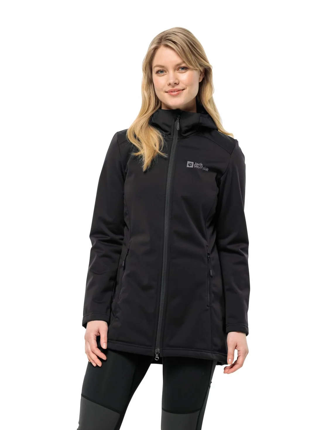 Jack Wolfskin Płaszcz softshell Kobiety Windhain Coat W