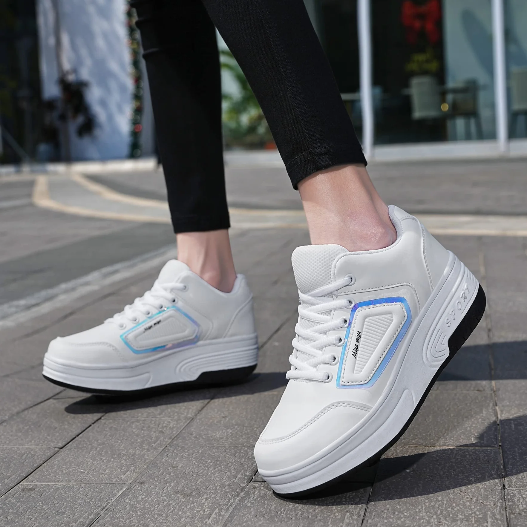 Dzieci Skateboarding Buty Podwójne Koło Sportowe Sneakers