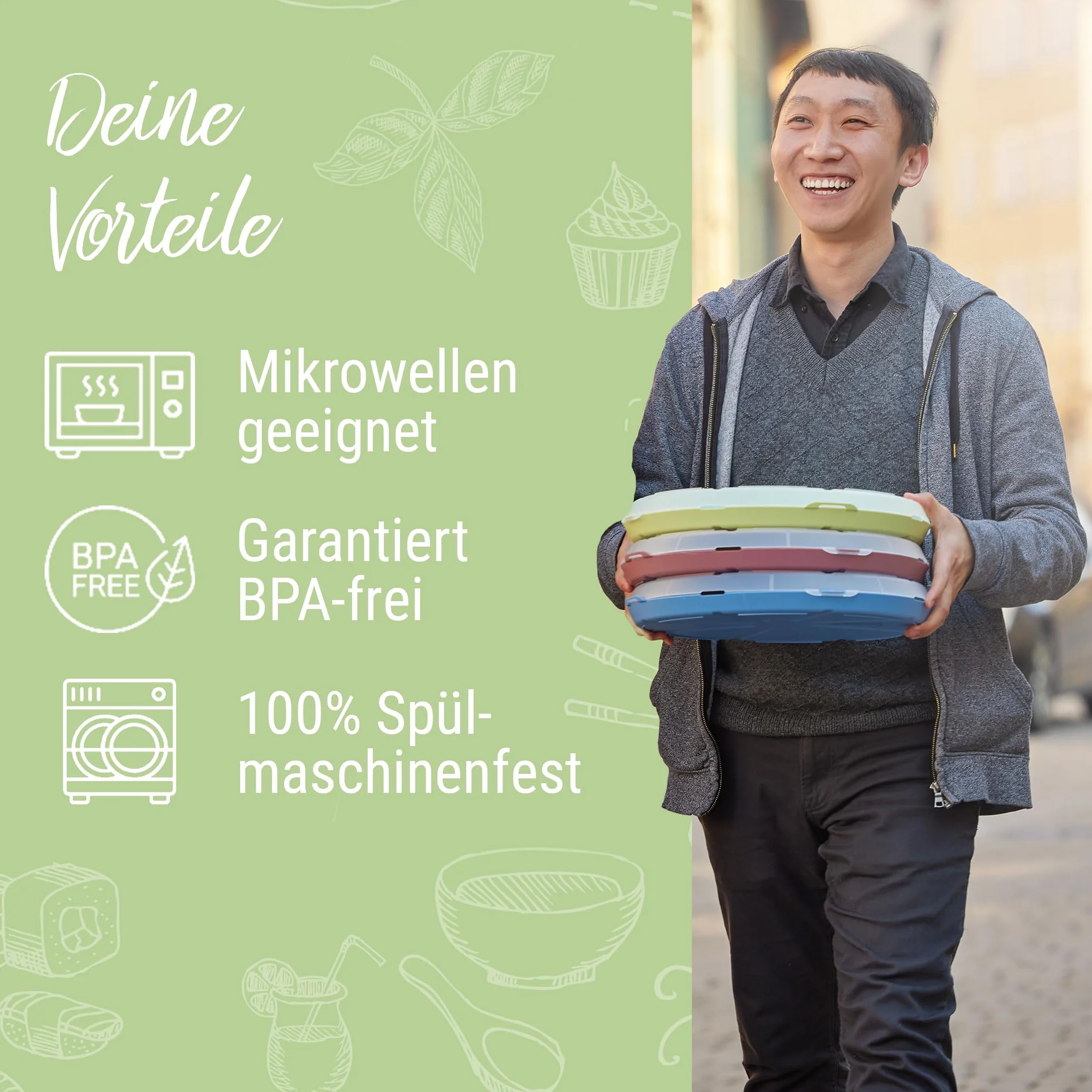 Praktyczne pudełko na pizzę ToGo w kolorze przezroczystym/czarnym, brązowym, niebieskim, zielonym i czerwonym – transportuj swoją pizzę stylowo i bezpiecznie. Kolor: czarny/przezroczysty