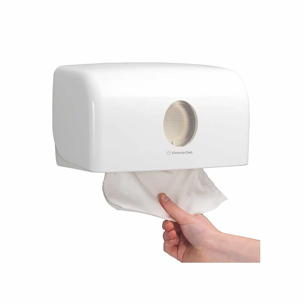 Kimberly-Clark Professional 6956 Dozownik Papierowych Ręczników do Rąk, Biały, 15.9 x 28.7 x 14.2 cm