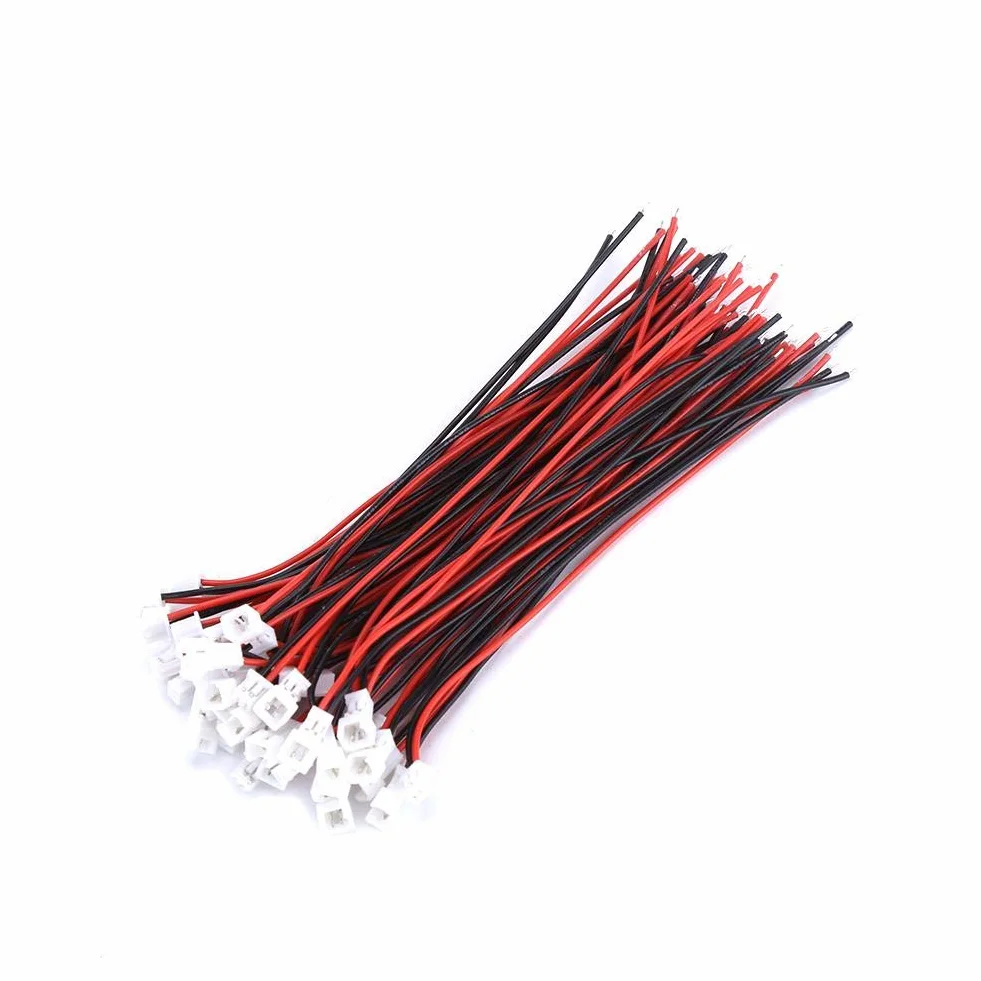 MAGT Złącze JST 1,25 mm z drutem, 20 zestawów/jednostka Micro JST Złącze 1,25 mm męskie/żeńskie 2-pinowe z kablem(2Pin)
