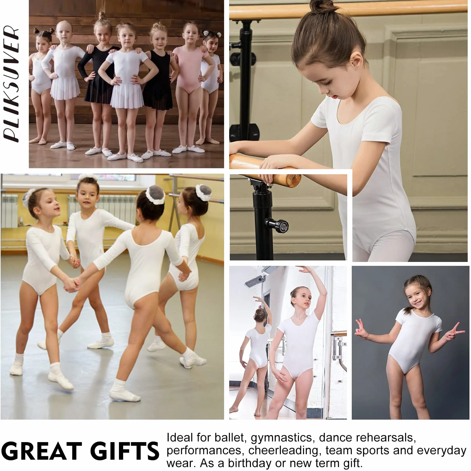 Body Taniec Klasyczny Dziewczęcy Kobiety Ballet Body Leotards Bawełna Krótki Rękaw Artystyczne Body Gimnastyka Dla Dziewcząt i Kobiet