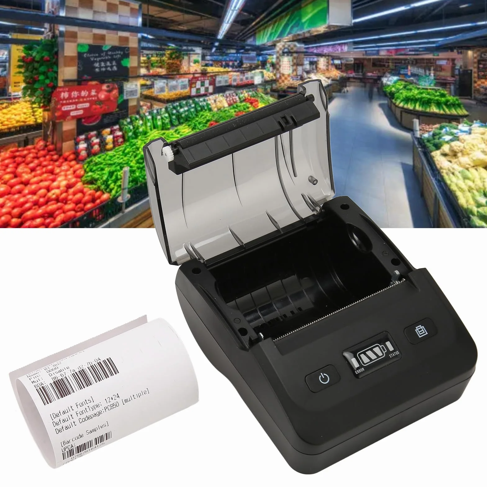 Termiczna Drukarka pokwitowań, Drukarki Paragonów 80 Mm, Termiczna Drukarka Pos z obsługą Automatycznego Obcinania Szuflada na gotówkę, USB Serial Ethernet Obsługa ESC/POS,