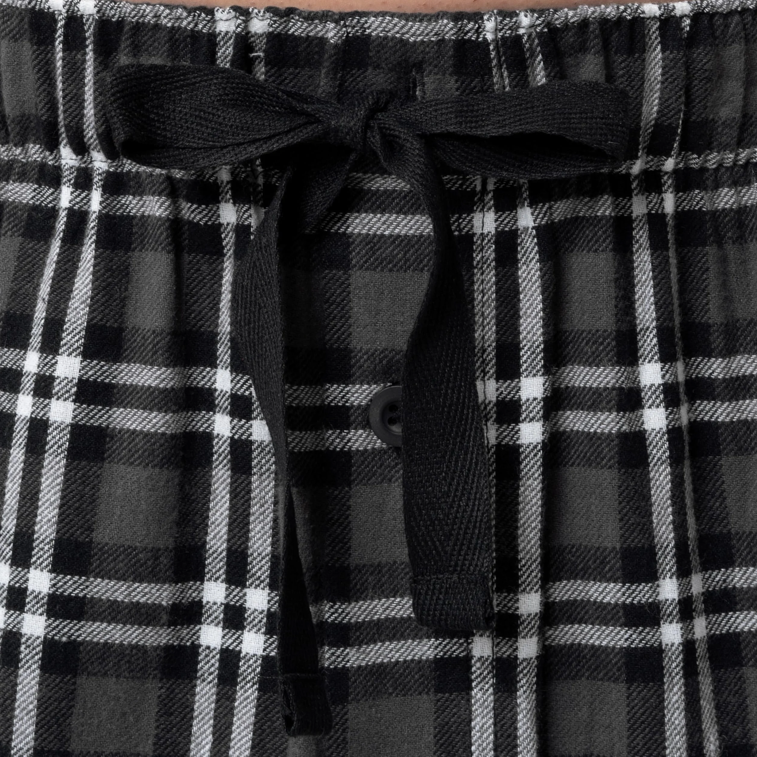 Fruit of the Loom Męskie spodnie piżamowe z flaneli plecionej