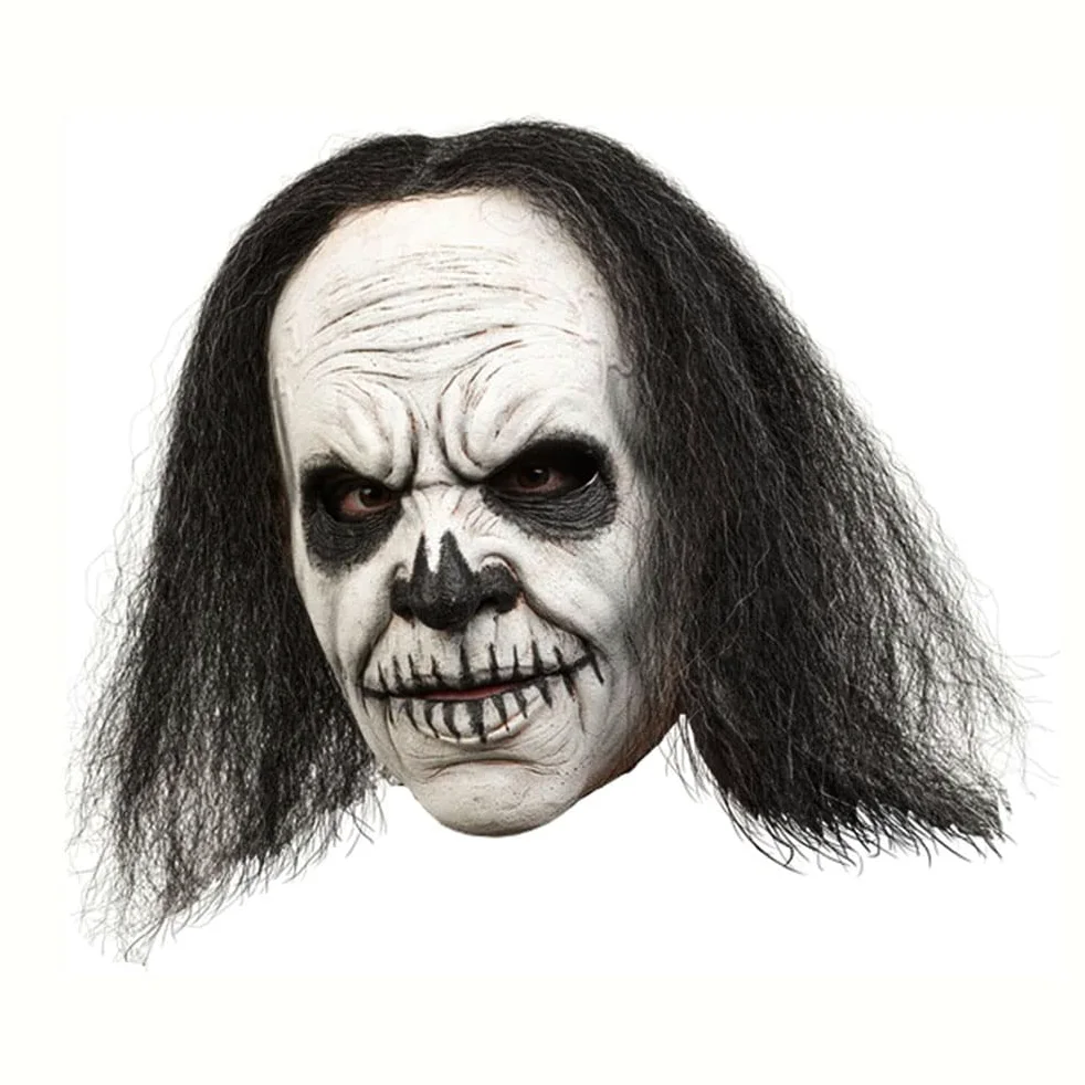 Ghoulish Productions - Maska Voodoo Horror z linii Witch Doctor. Ten wytrzymały lateksowy kostium jest ręcznie malowany i jest idealny na Halloween i imprezy kostiumowe. Rozmiar dla dorosłych.
