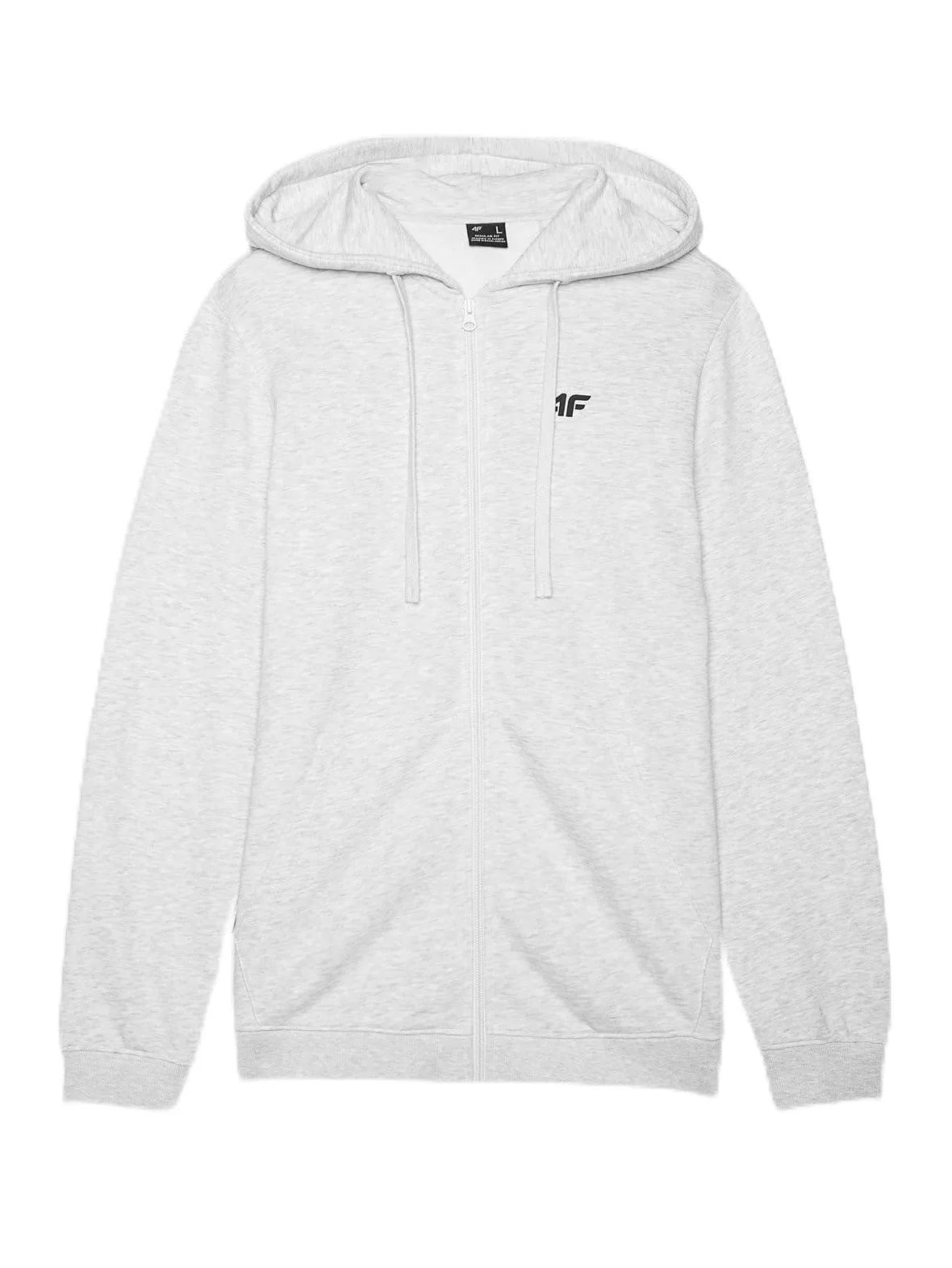 4F Bluza dresowa rozpinana z kapturem męska