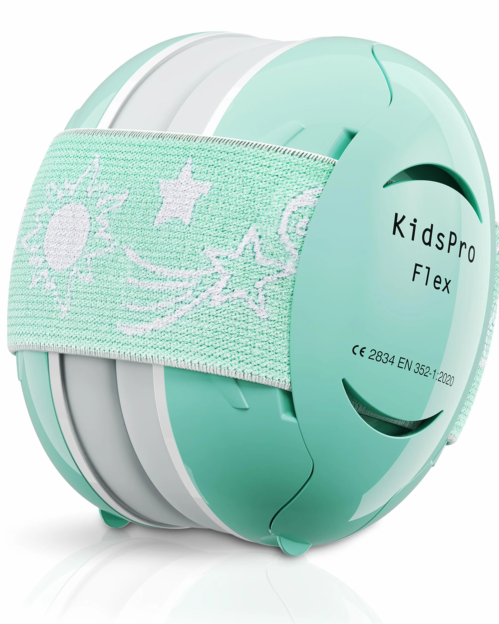 Senner ® KidsPro Flex | Ochronniki słuchu - Ochrona słuchu dla niemowląt - Elastyczne nauszniki z SNR 25 dB. Idealne na co dzień, imprezy, wydarzenia, sport i muzykę - Turkusowe