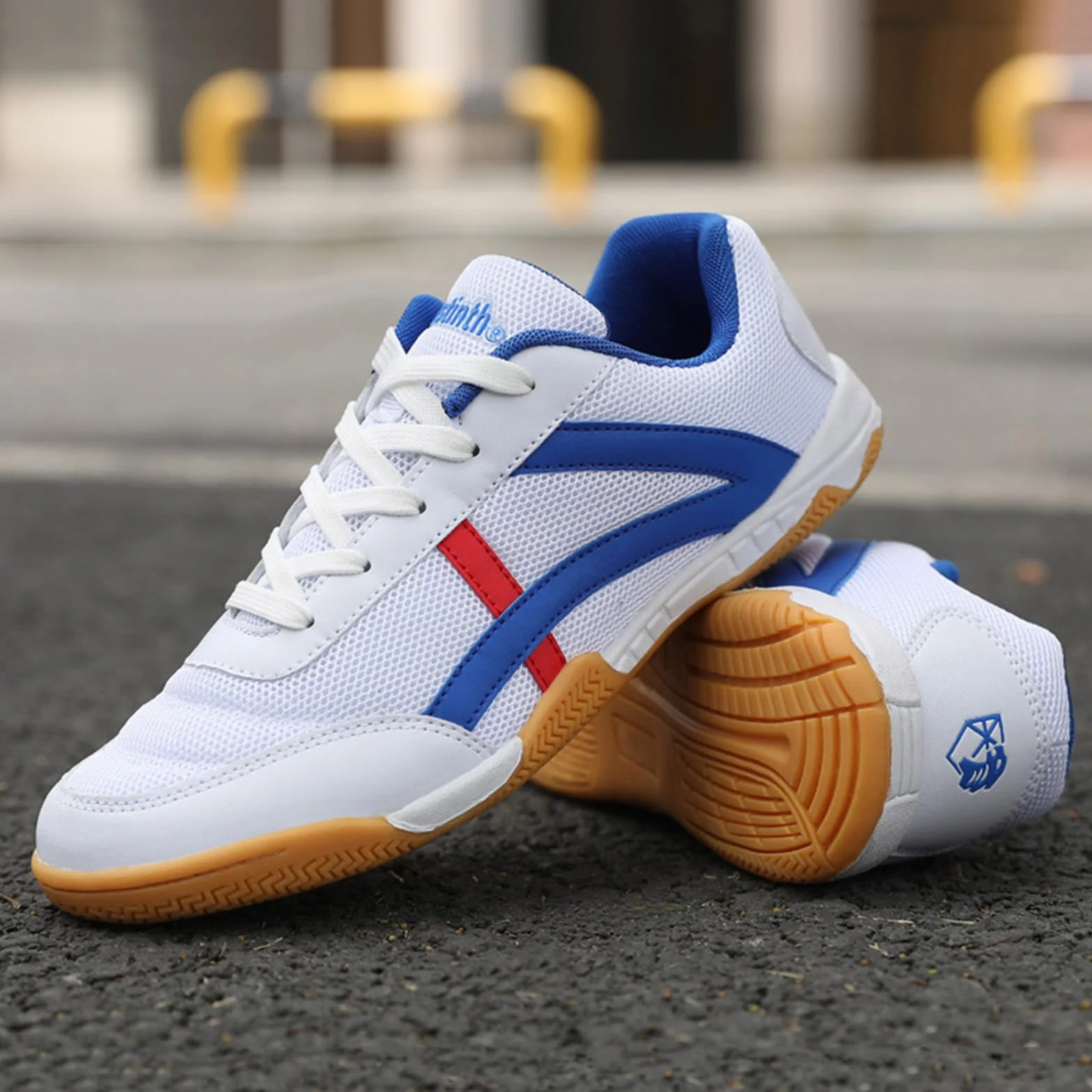 Buty do tenisa stołowego męskie damskie oddychające buty halowe miękkie dno lekkie do pickleballa