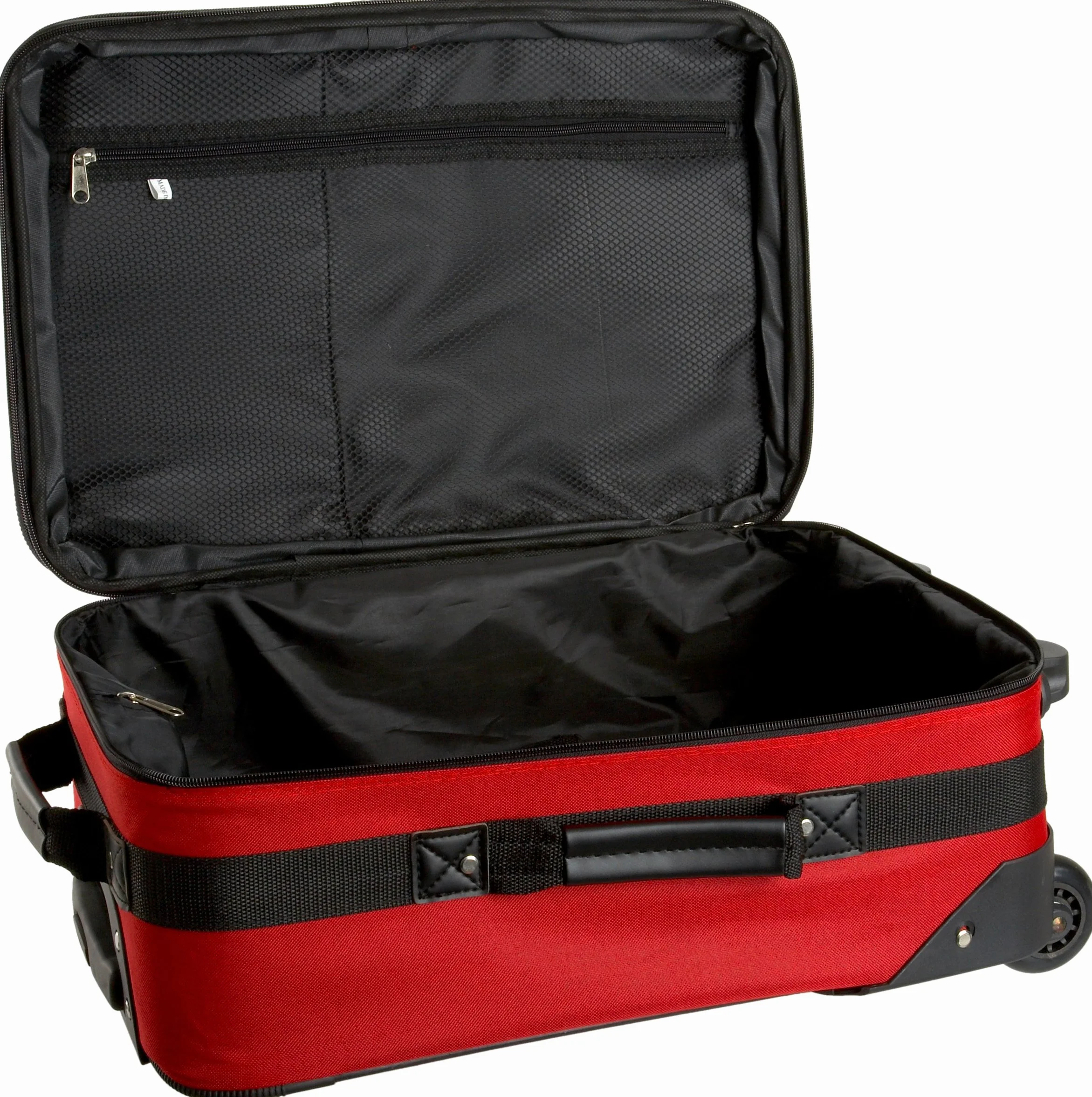 Rockland bagaż podróżny Softside, pionowy, zestaw, Czerwony, 4-Piece Set (14/19/24/28)