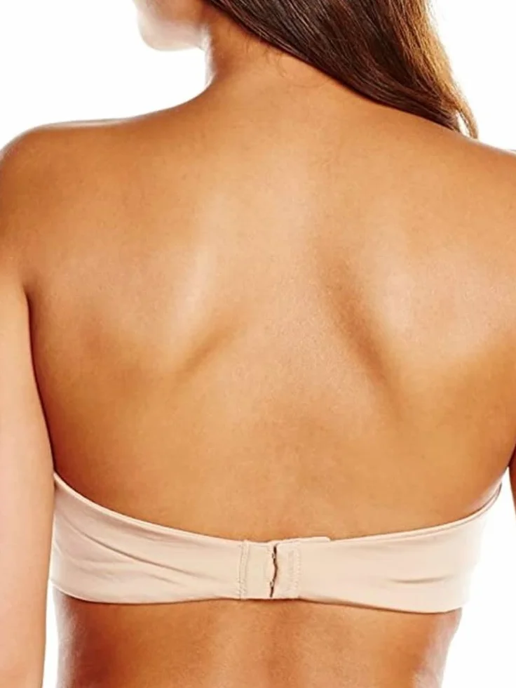 Wonderbra Damski biustonosz bez ramiączek, BEŻOWY, 75D