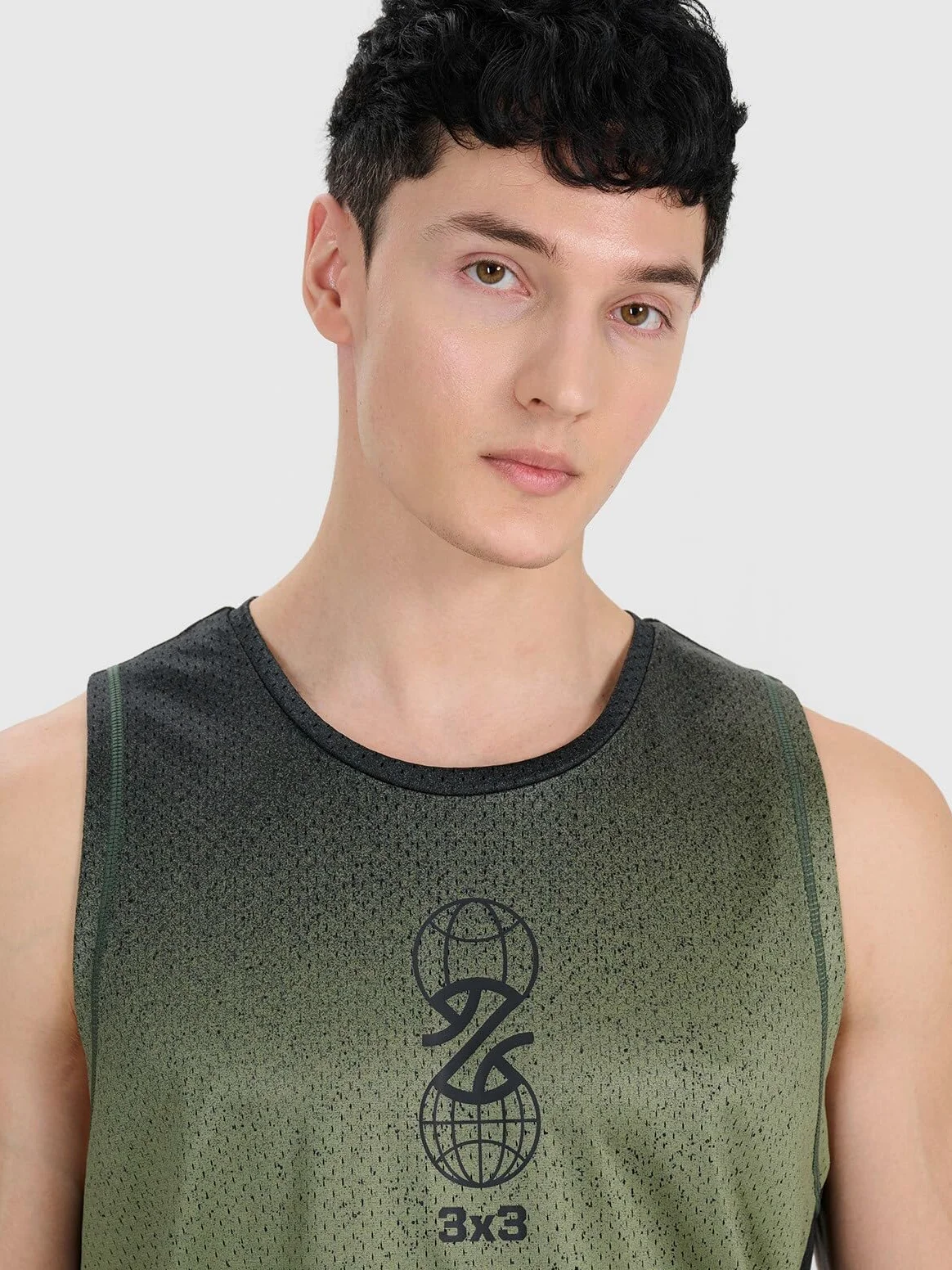 4F Tank top do koszykówki oversize szybkoschnący męski