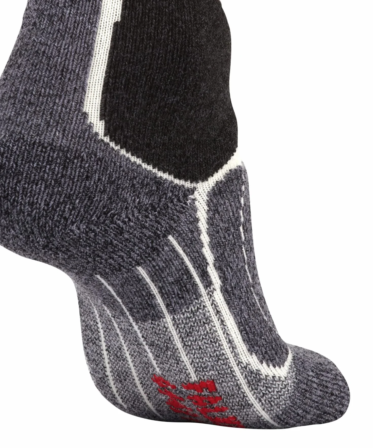 FALKE Skarpety narciarskie SK1 Comfort W Kh Wełna Jedwab ciepłe grube 1 Para Biały Off-White 37-38