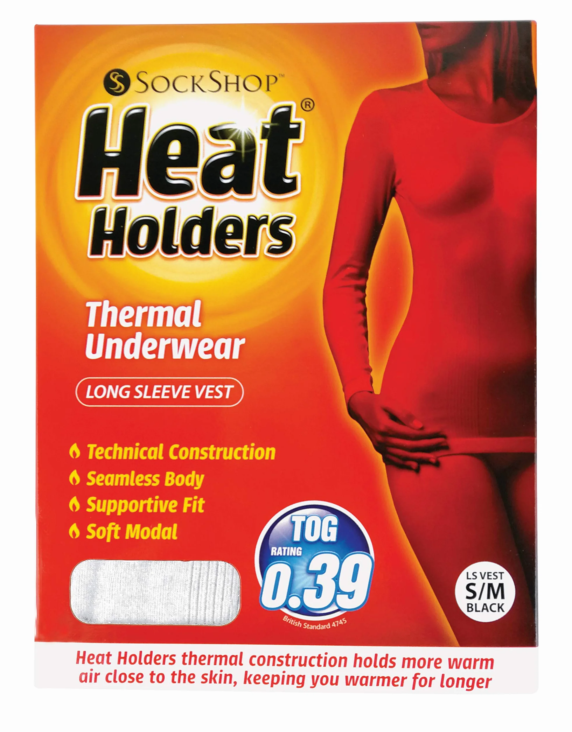 HEAT HOLDERS Tog Rated damska termiczna ciepła bielizna koszulka z długim rękawem