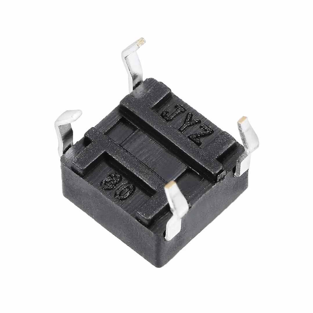 100 sztuk taktowy przełącznik przyciskowy 6 x 6 x 4,5 mm 4-pinowy mikropanel DIP PCB chwilowy dotykowy taktowy przełącznik przyciskowy