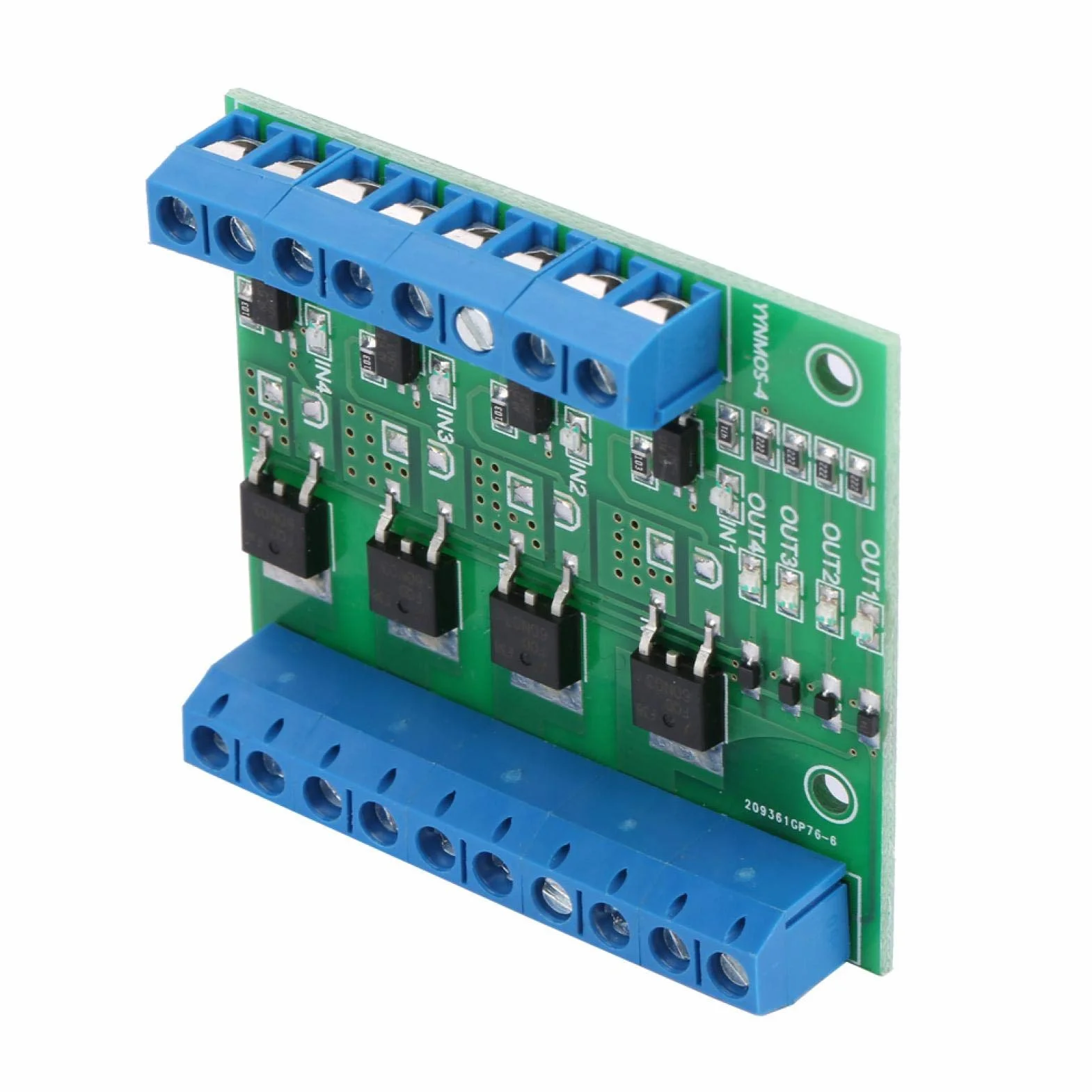 Moduł Pwm Mos Fet Tube Mosfet 4-kanałowy sterownik Plc Moduł płytki drukowanej wzmacniacza z przodu