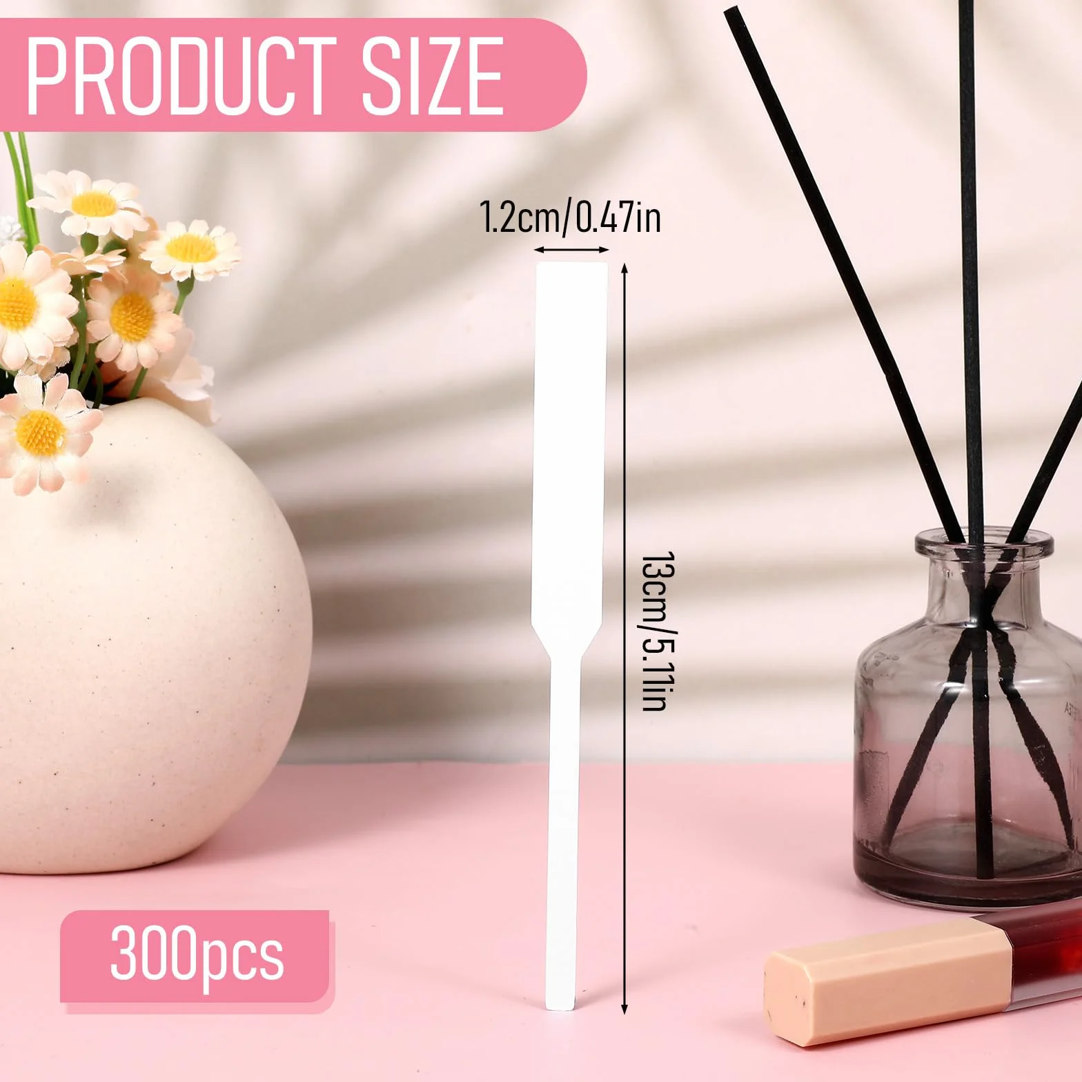 Simarro papier testowy 300 sztuk 13 cm prostokątny jednorazowy tester zapach