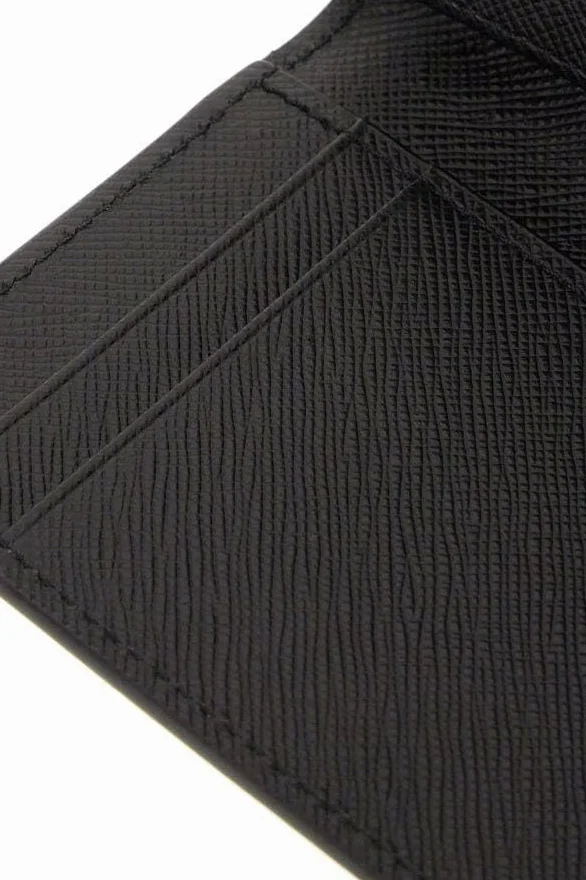MONTBLANC MB130322, MB Sartorial Card Holder 4cc BK Mixed, czarny