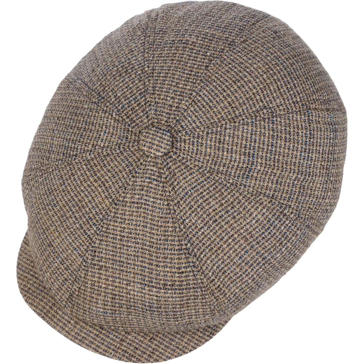 Stetson Hatteras czapka z daszkiem w kształcie Hatteras, przędza barwiona kawą, męska, wiosna lato
