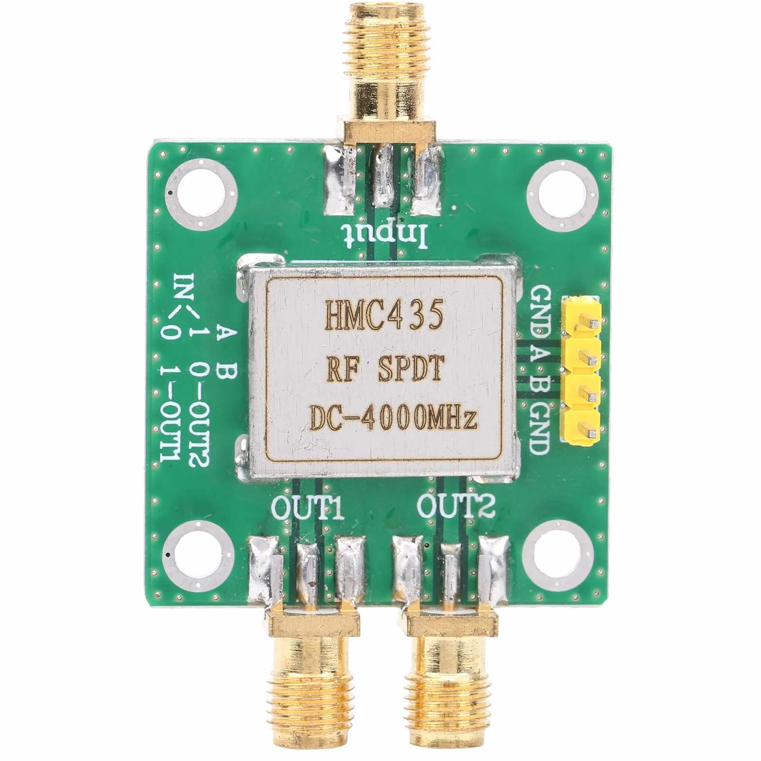 Moduł przełącznika RF, przełącznik RF SPDT jednobiegunowy podwójny rzut moduł przełącznika RF wysoka częstotliwość DC-4000 MHz