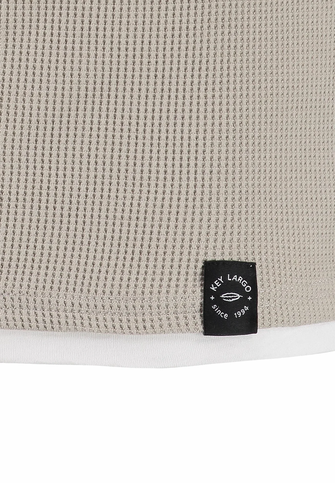 KEY LARGO Męska bluza Sandro Button, Dove Grey (1123), XXL