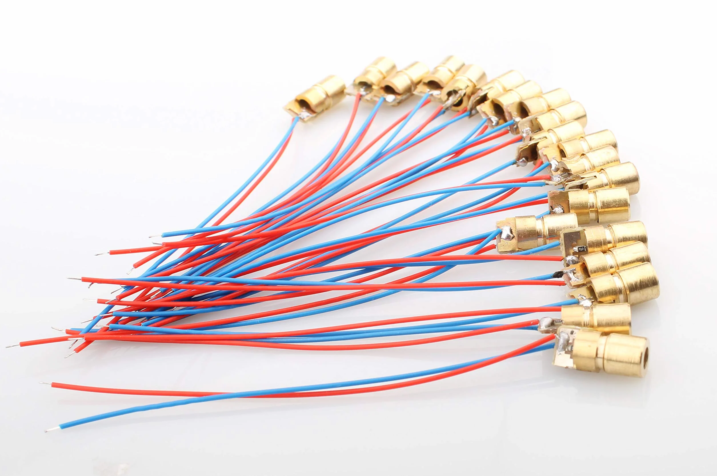 RUNCCI-YUN 20 szt. Mini Diody Czerwone Moduł Kropka Diody Moduł 5V 6mm + 20 szt. Fotorezystor Opornik Światła 5mm