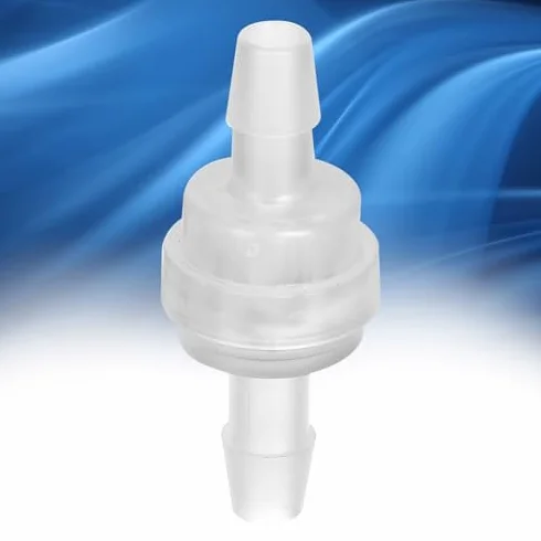 5 Sztuk Plastikowy Zawór Zwrotny 6 mm z Gumy Fluorowej, Anty-Ozon, Do Uzdatniania Wody i Oczyszczania Wody – Zawór Odcinający Przepływ, Akcesoria do Zaworów, Wytrzymały Plastikowy Zawór