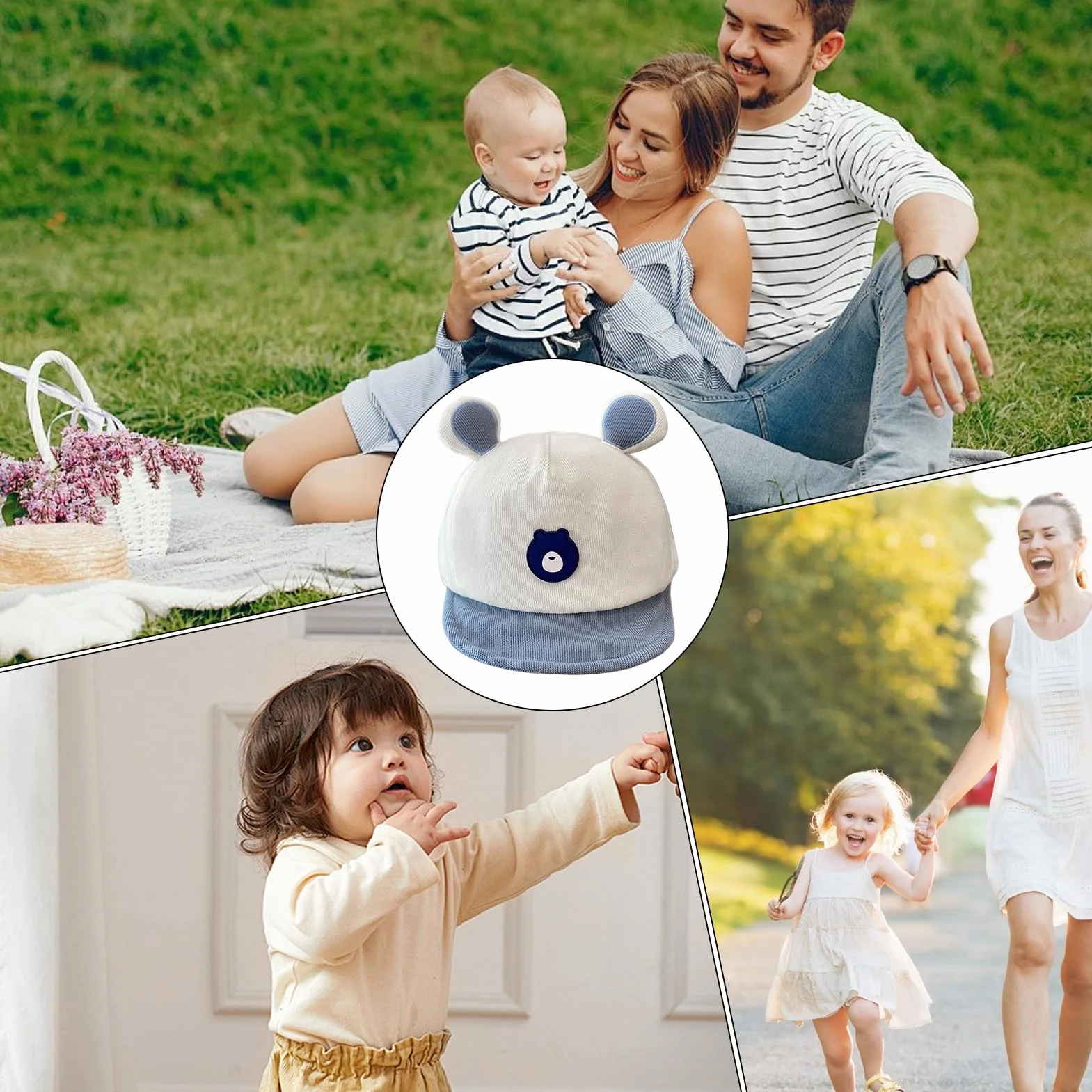 Jesienna i zimowa czapka z daszkiem z miękkim rondem, stabilna stabilność kształtu, 44-48 cm, urocze czapki dziecięce, czapki z daszkiem dla chłopców, dziewczynek w wieku od 6 miesięcy do 3 lat