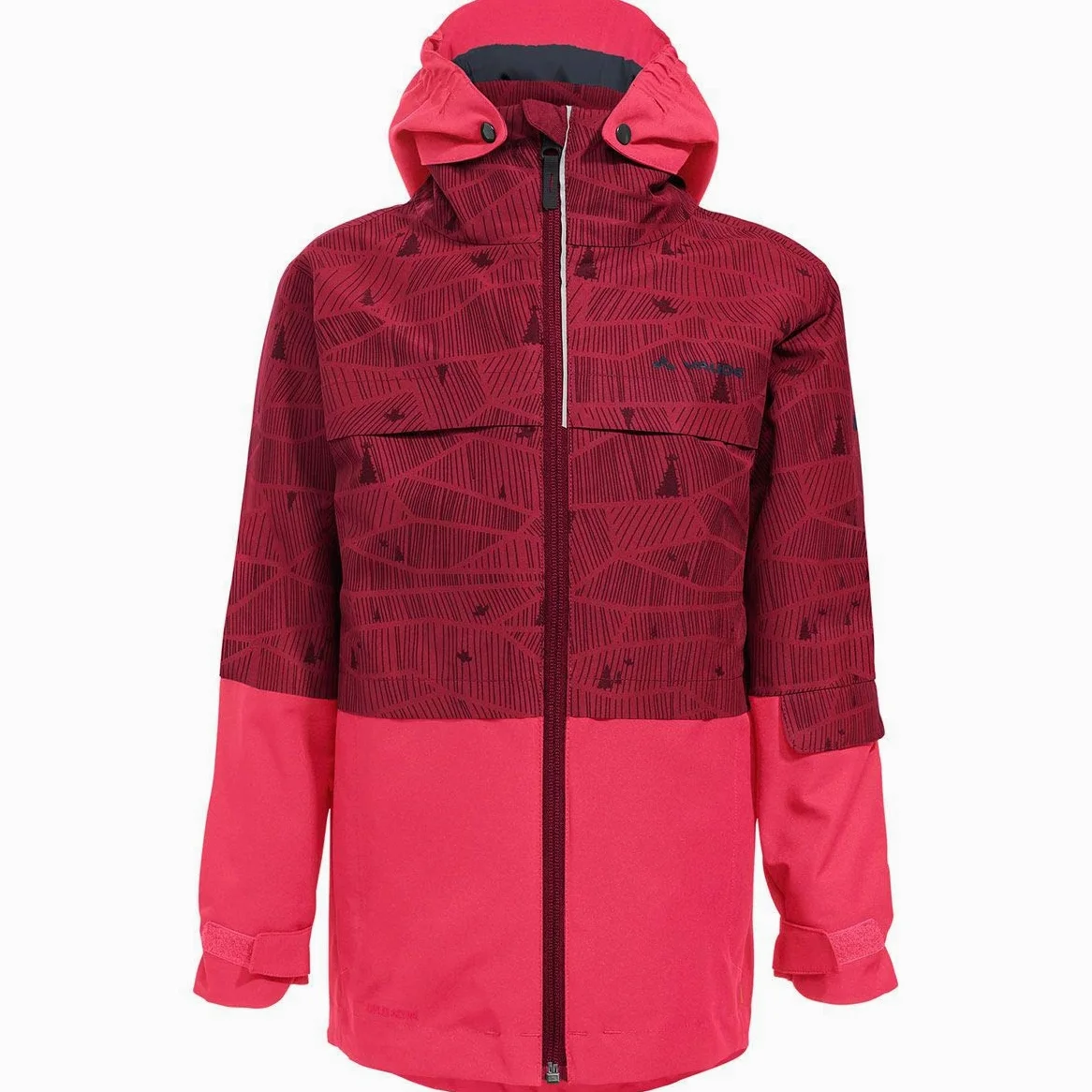 Vaude Snow Cup All Over Print podwójna kurtka dziecięca