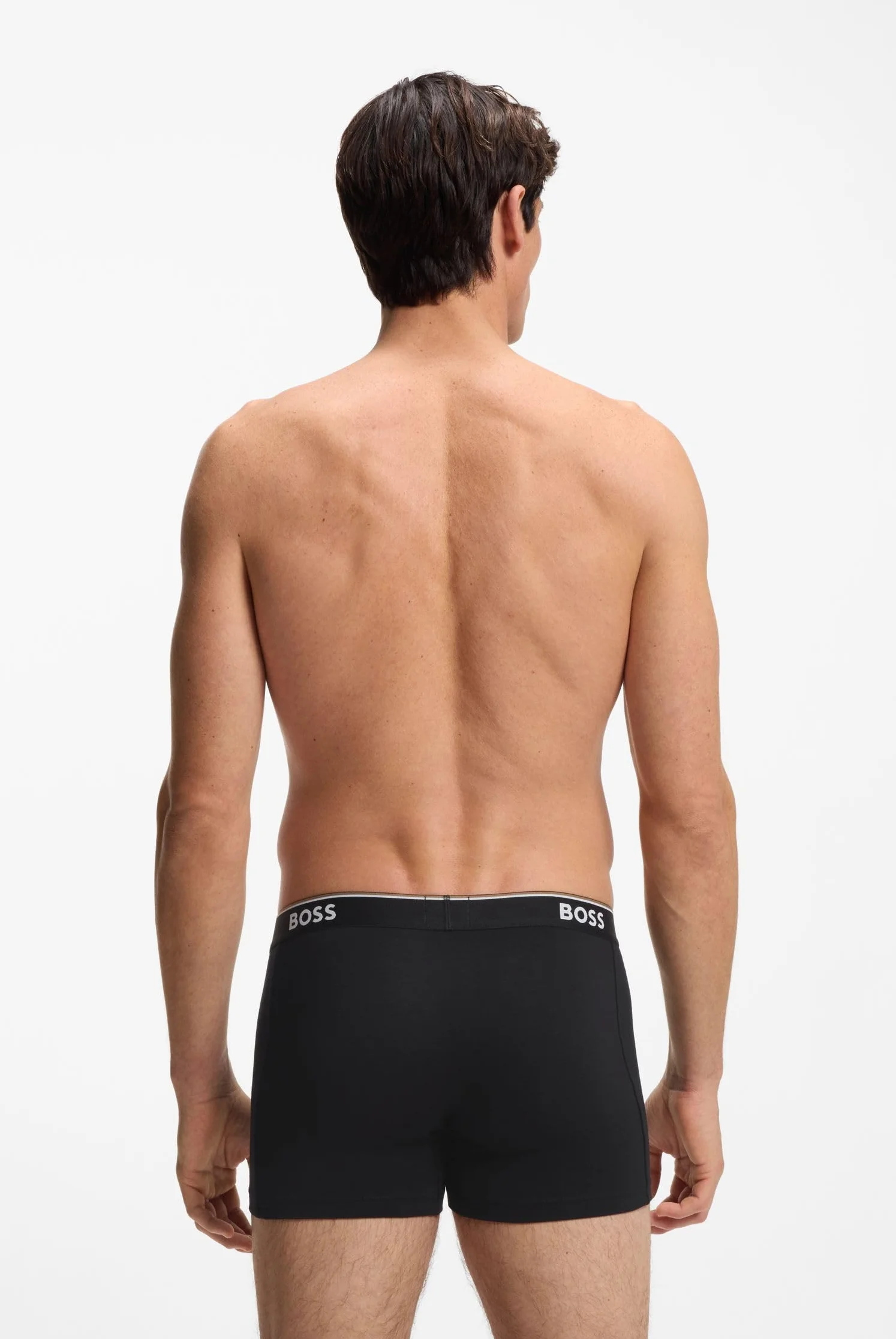 Hugo Boss Mężczyźni Power Bokserki, Czarny, L