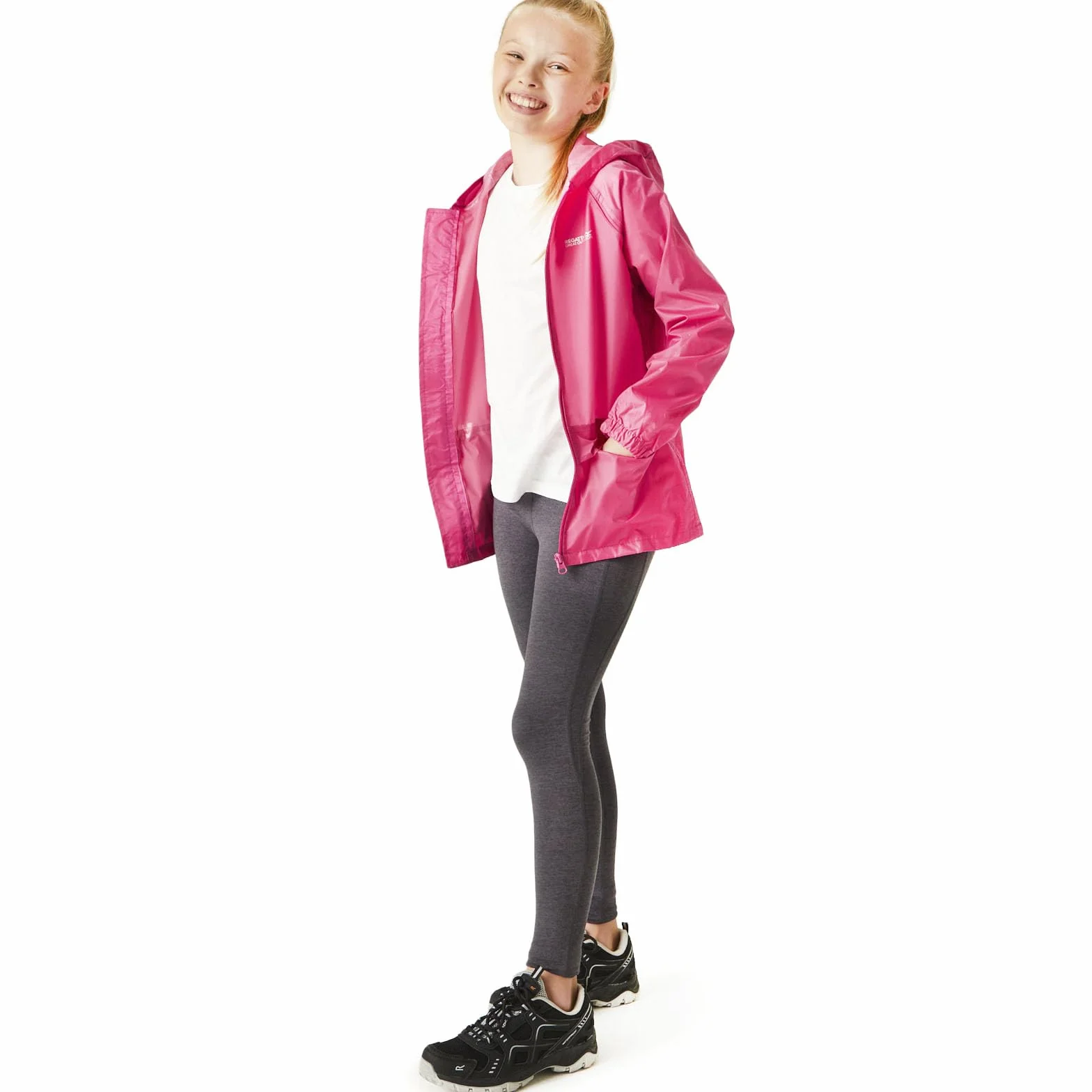 Regatta Unisex Kids Stormbreak Wodoodporna kurtka szkolna przeciwdeszczowa