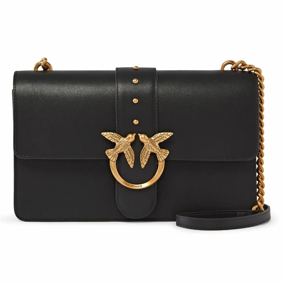 Pinko Kobiety Love One Classic Cl Torba, Czarny, 17 x 8 x 27 cm