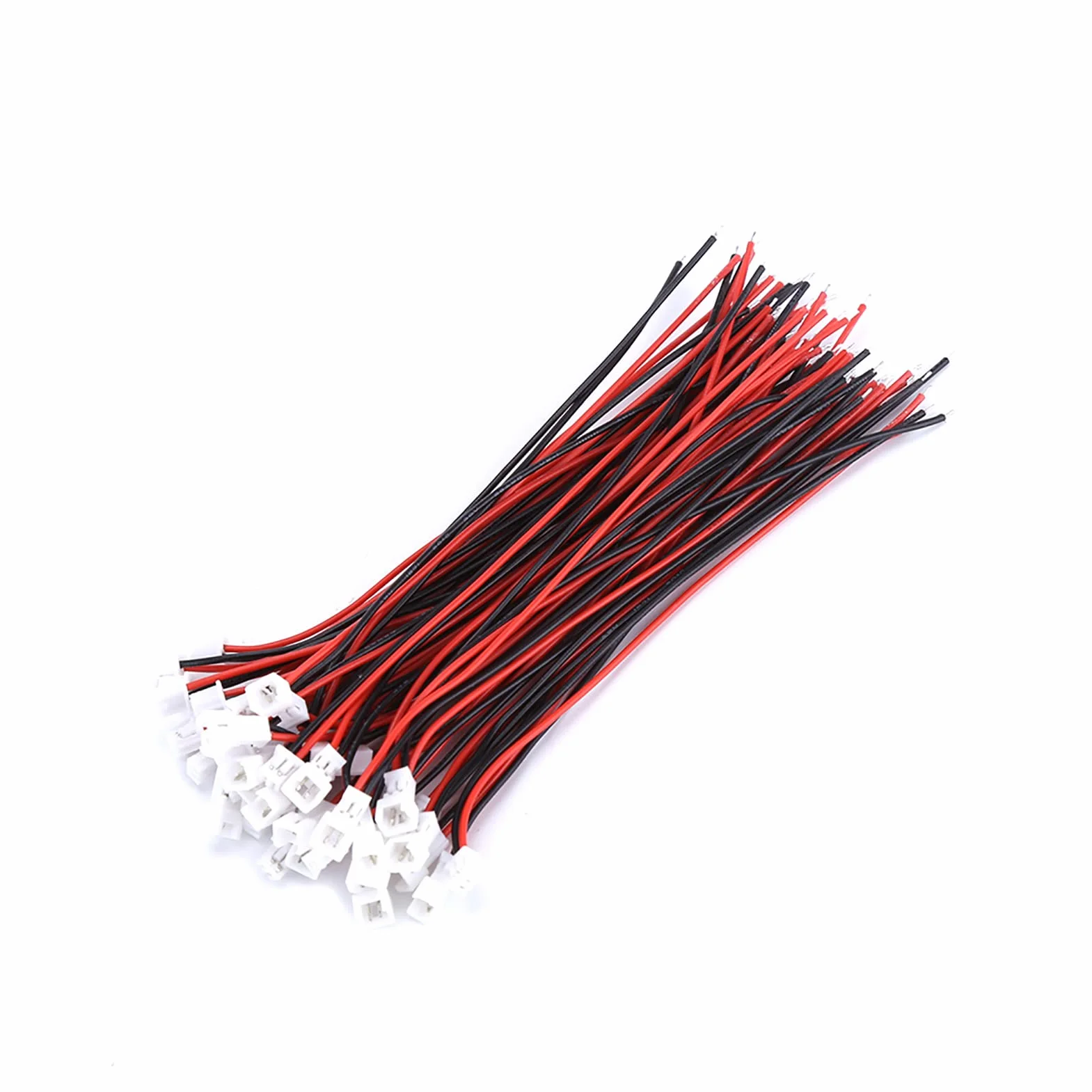 Złącze Micro 1,25 mm Zestaw 20 sztuk 2-stykowe i 3-stykowe z drutem do płytki PCB 100mm Męskie i Żeńskie Kable do łączenia elektroniki