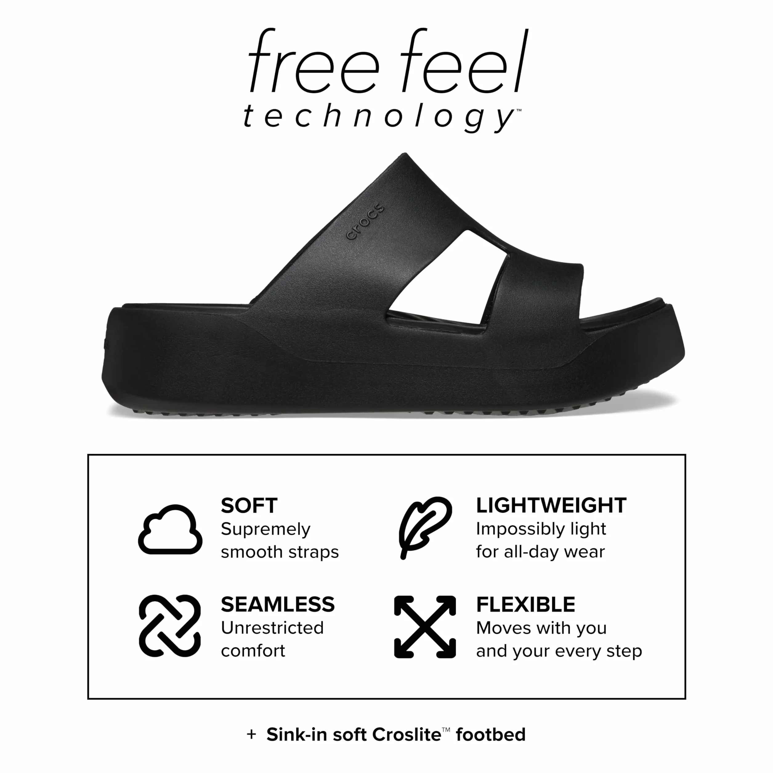 Crocs Getaway Platform H-Strap Sandal dla Kobiet