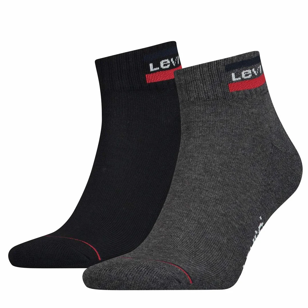 Levi's Skarpety Mężczyźni Mid Cut Logo 2p