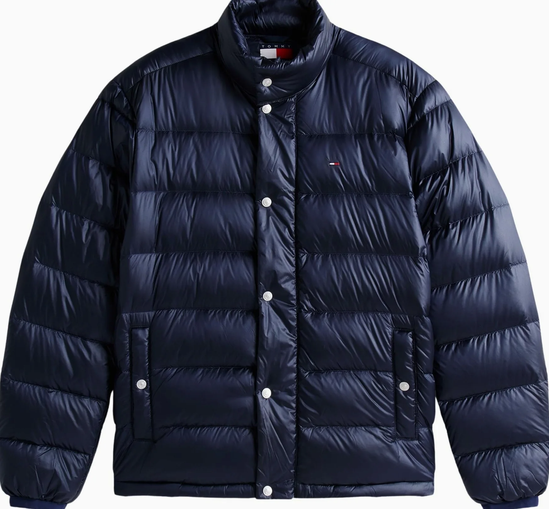 Tommy Jeans Męska kurtka puchowa, Niebieski (Dark Night Navy), M