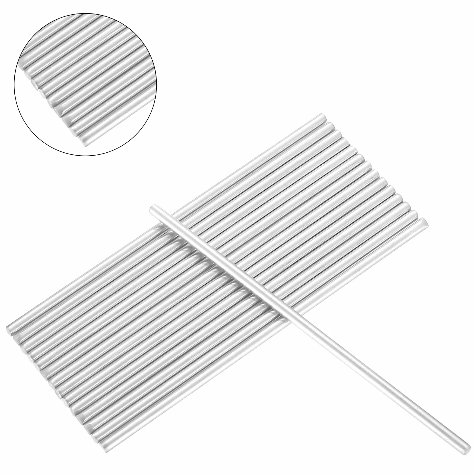 15 szt. prętów ze stali nierdzewnej, 3 mm x 100 mm, pręty ze stali nierdzewnej, pręt cylindryczny ze stali nierdzewnej, okrągły pręt ze stali nierdzewnej, okrągłe pręty ze stali nierdzewnej, do