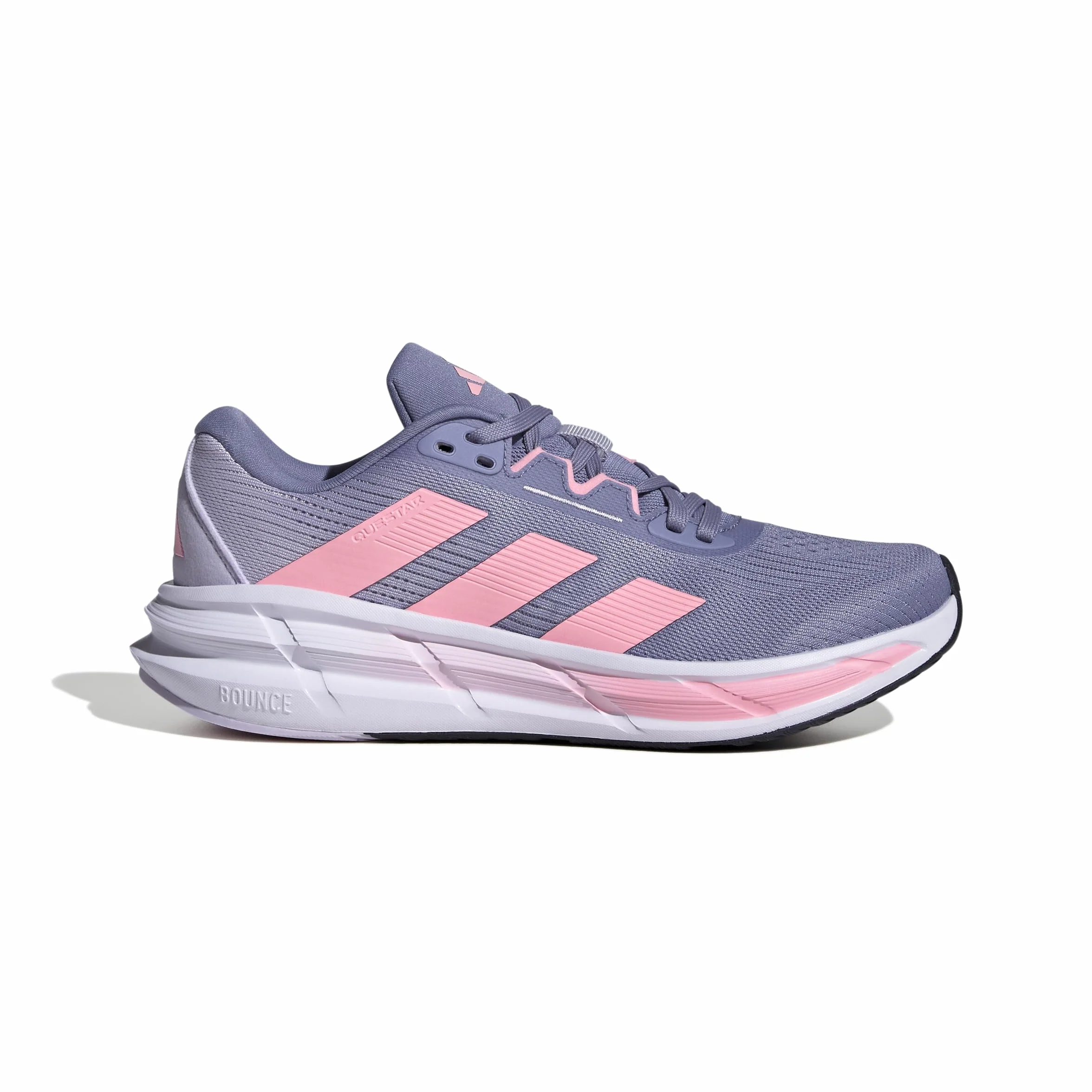 adidas Kobiety Questar 3 Running Shoes, Silver Violet/Pink Spark/Silver Dawn, 40 2/3 EU