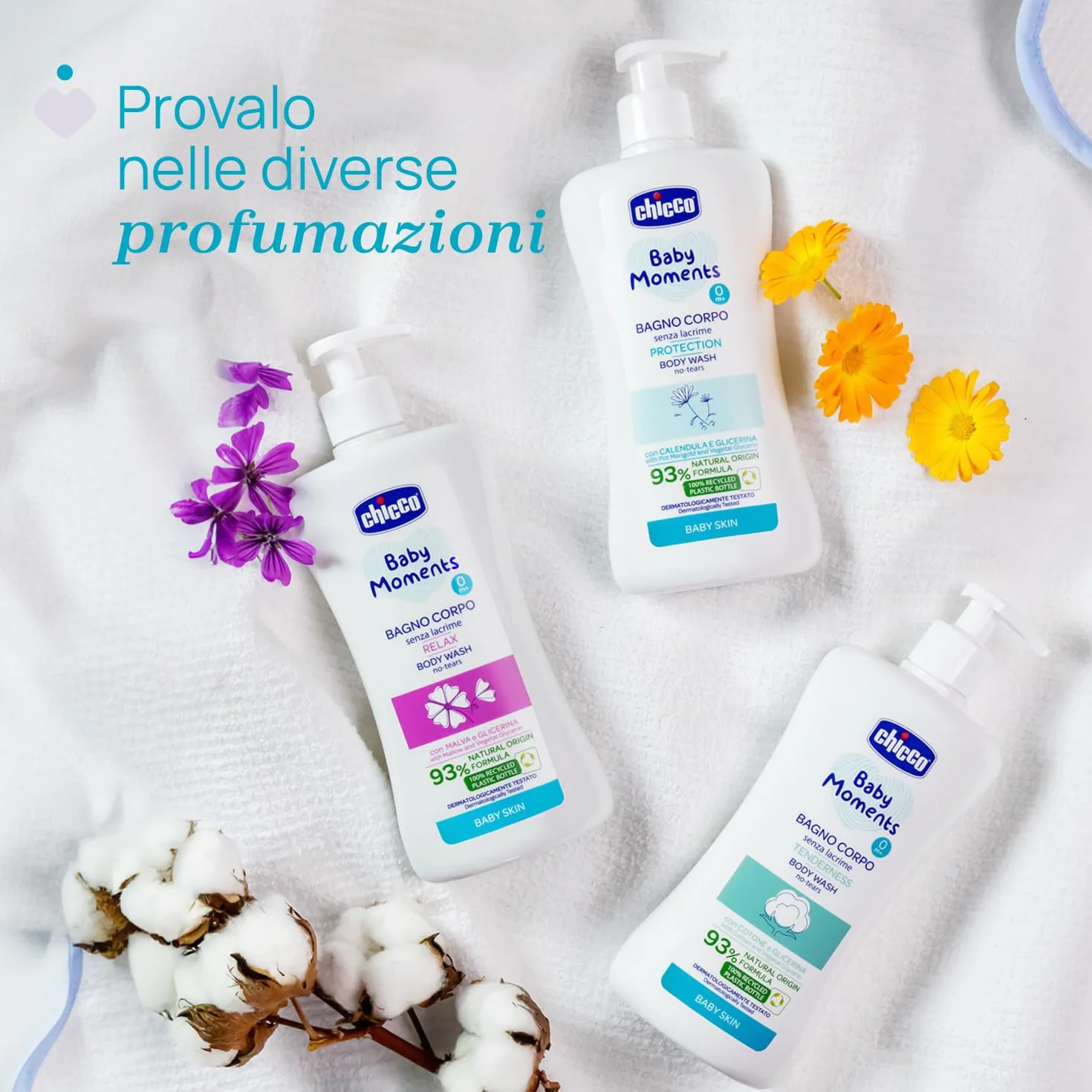 Chicco Baby Moments Delikatny płyn do kąpieli, 500 ml