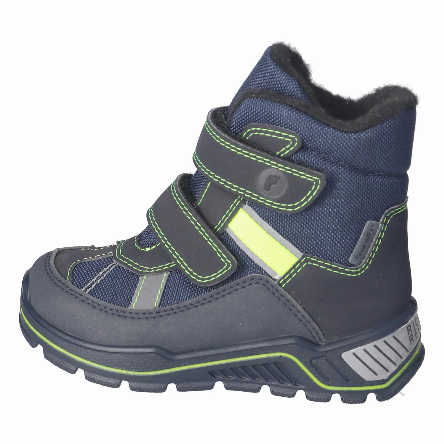 RICOSTA Chłopięce buty zimowe GABRIS, buty dziecięce, WMS: szerokie, luźna wkładka, Sympatex, jezioro, ocean 180, 35 EU Weit