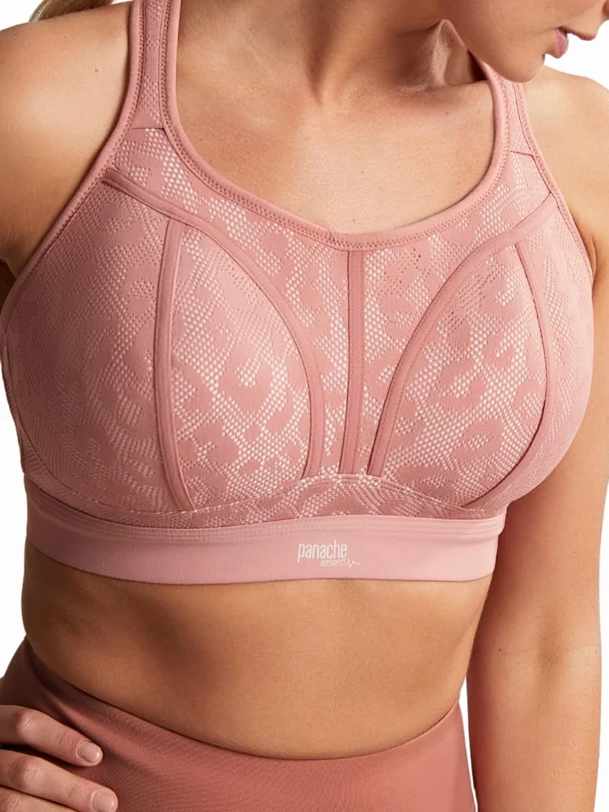 Panache Damski biustonosz sportowy bez fiszbin 60E Sienna
