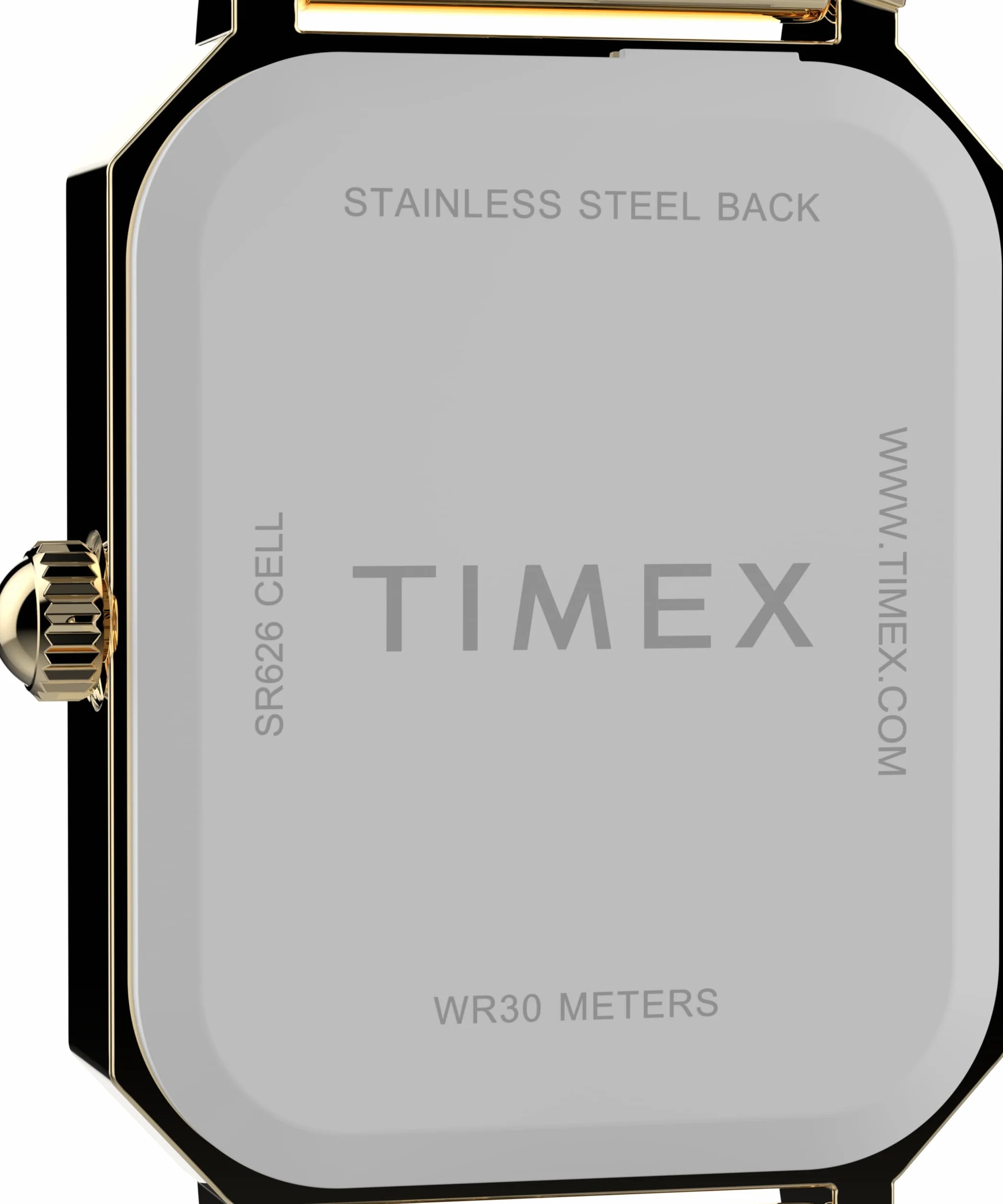Timex Zegarek Damski Trend 21 mm Złoty Pasek Biała Tarcza TW2Y01200