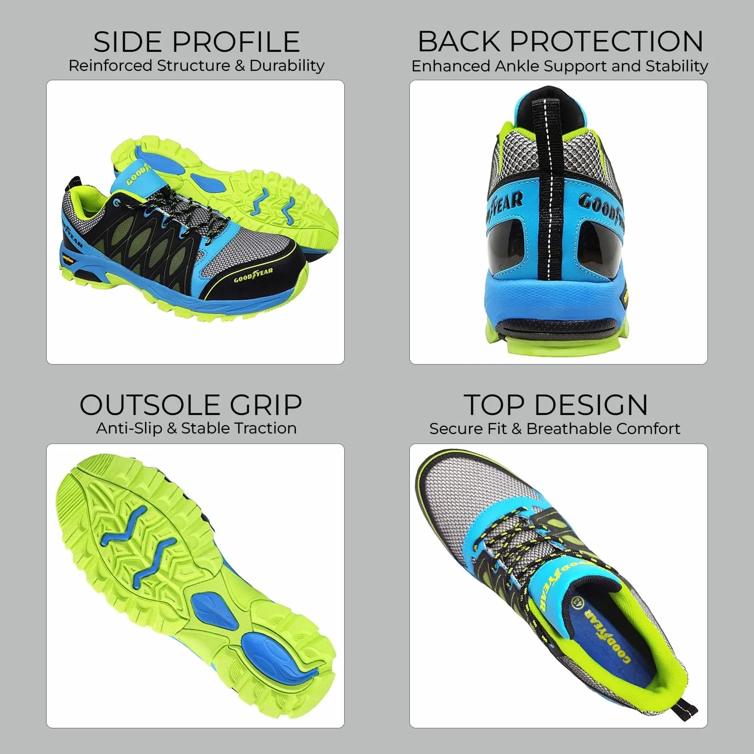 GOODYEAR buty ochronne męskie 45 EU Mehrfarbig Multicoloured 1