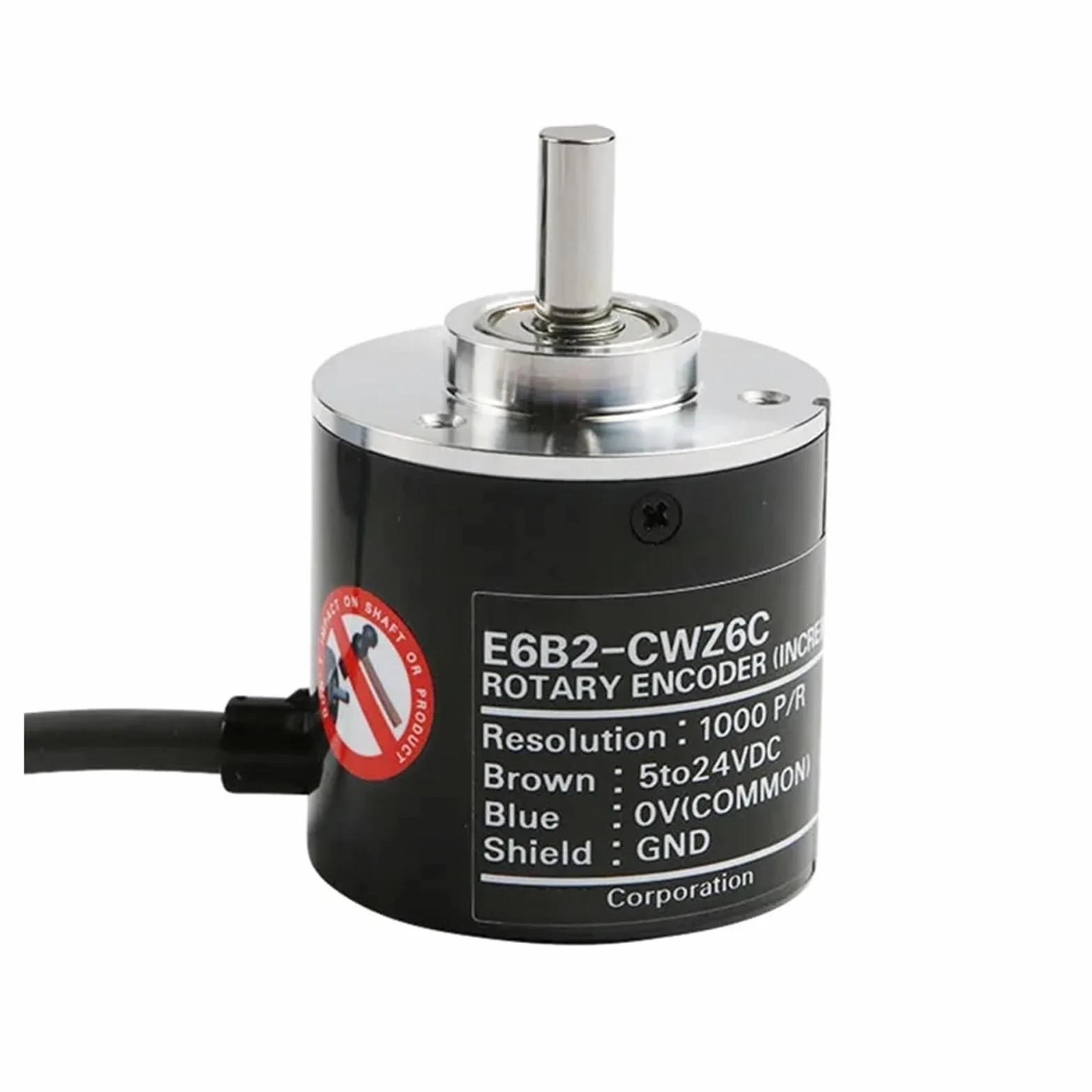E6B2-CWZ6C Optyczny enkoder obrotowy 10 50 60 100 200 300 400 500 600 800 1000 1024PR 1200PR 5-24 V DC E6B2 CWZ6C CWZ1X CCC1X CZ5B Z5B C WZ5G (1000PR, E6B2-CWZ3E)