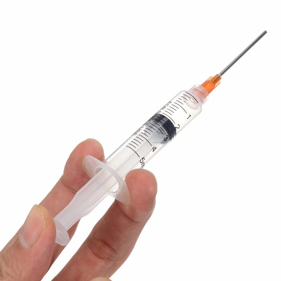 5 sztuk 5 ml tuszu do napełniania strzykawka Luer Lock plastikowe strzykawki z plastikową końcówką 3 cm do płynnego kleju atramentu olejowego