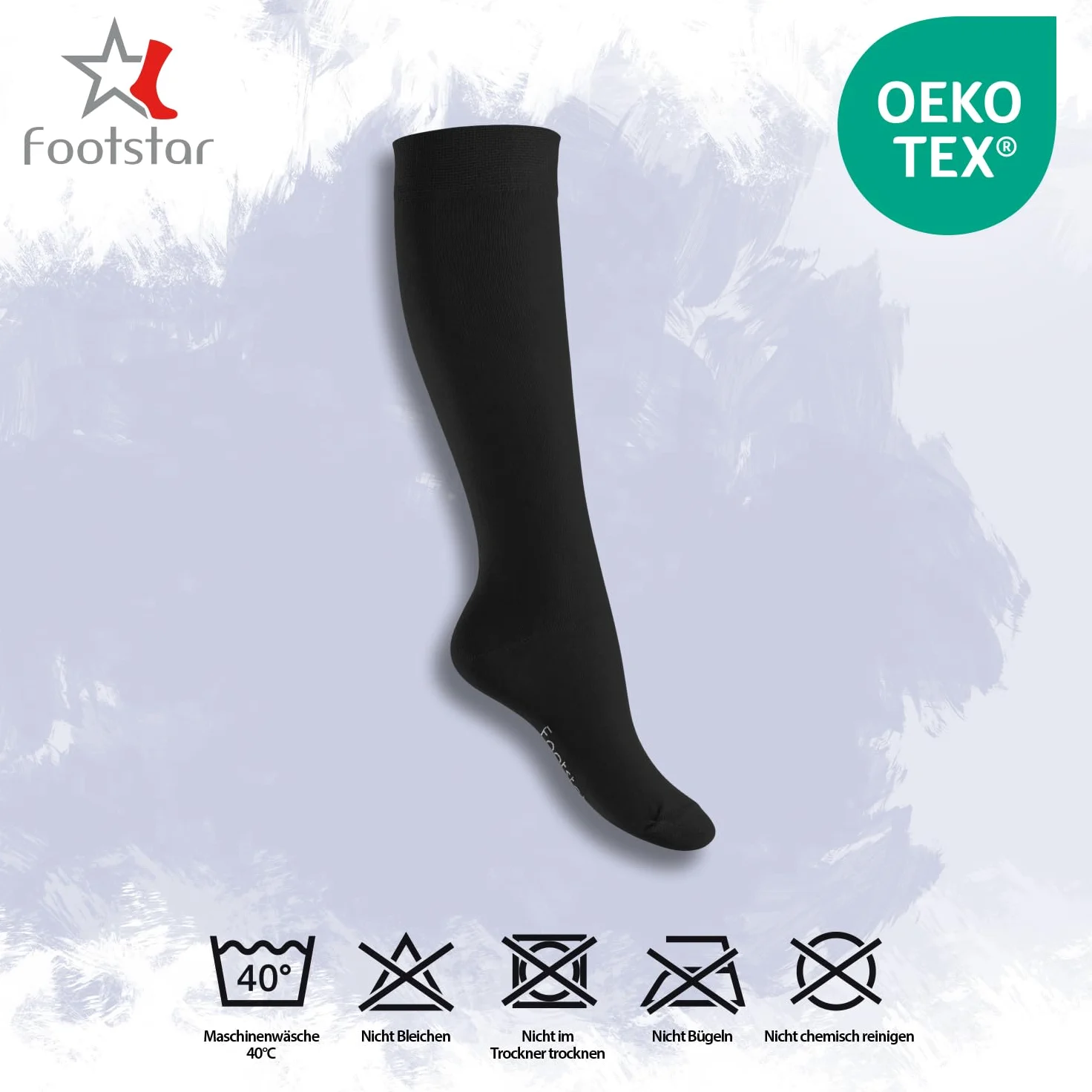 Footstar Everyday 5 par podkolanówek dla kobiet i mężczyzn długie skarpety do kolan
