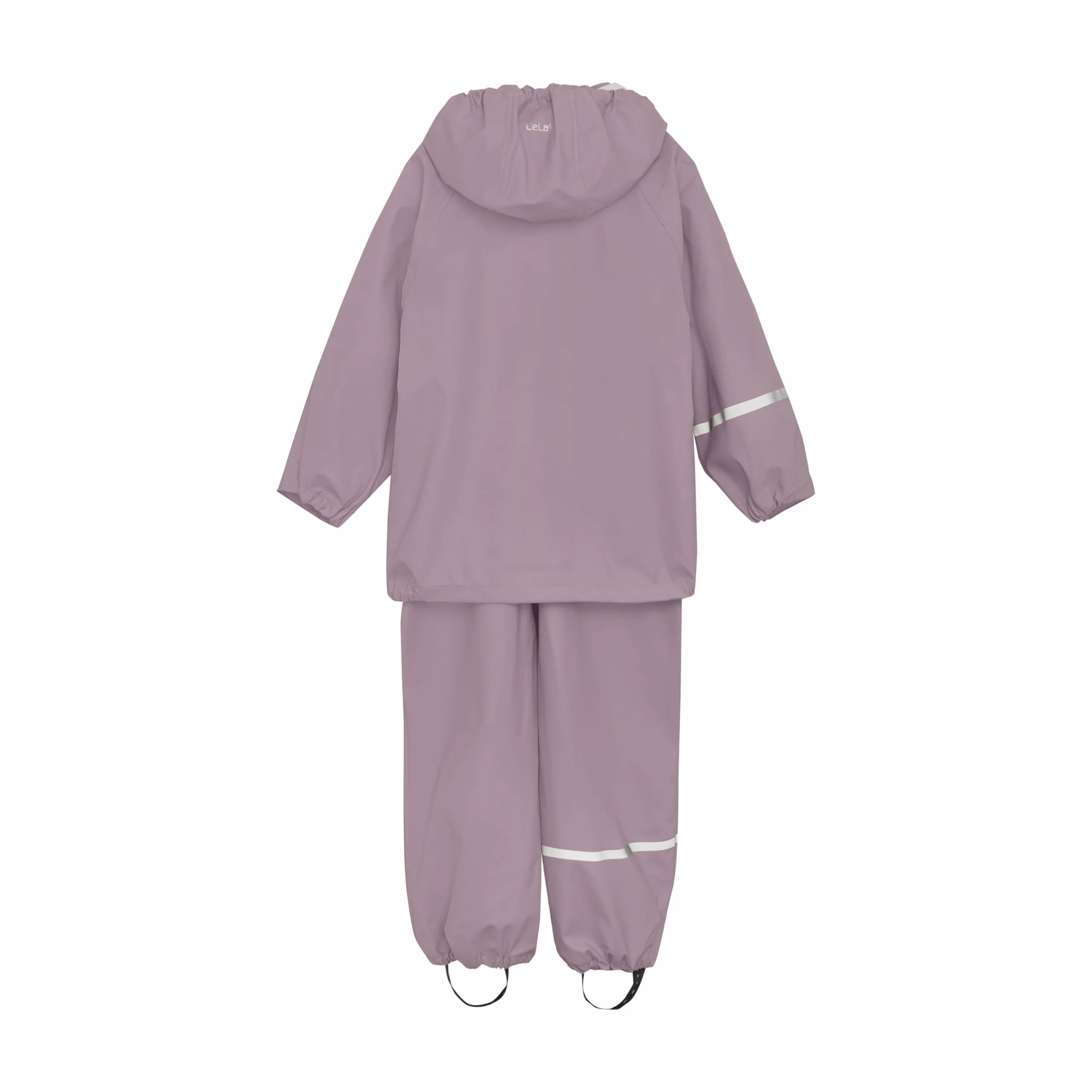 Celavi Unisex Basic Rainwear Set-Solid Pu kurtka przeciwdeszczowa, Mauve Shadow, 100