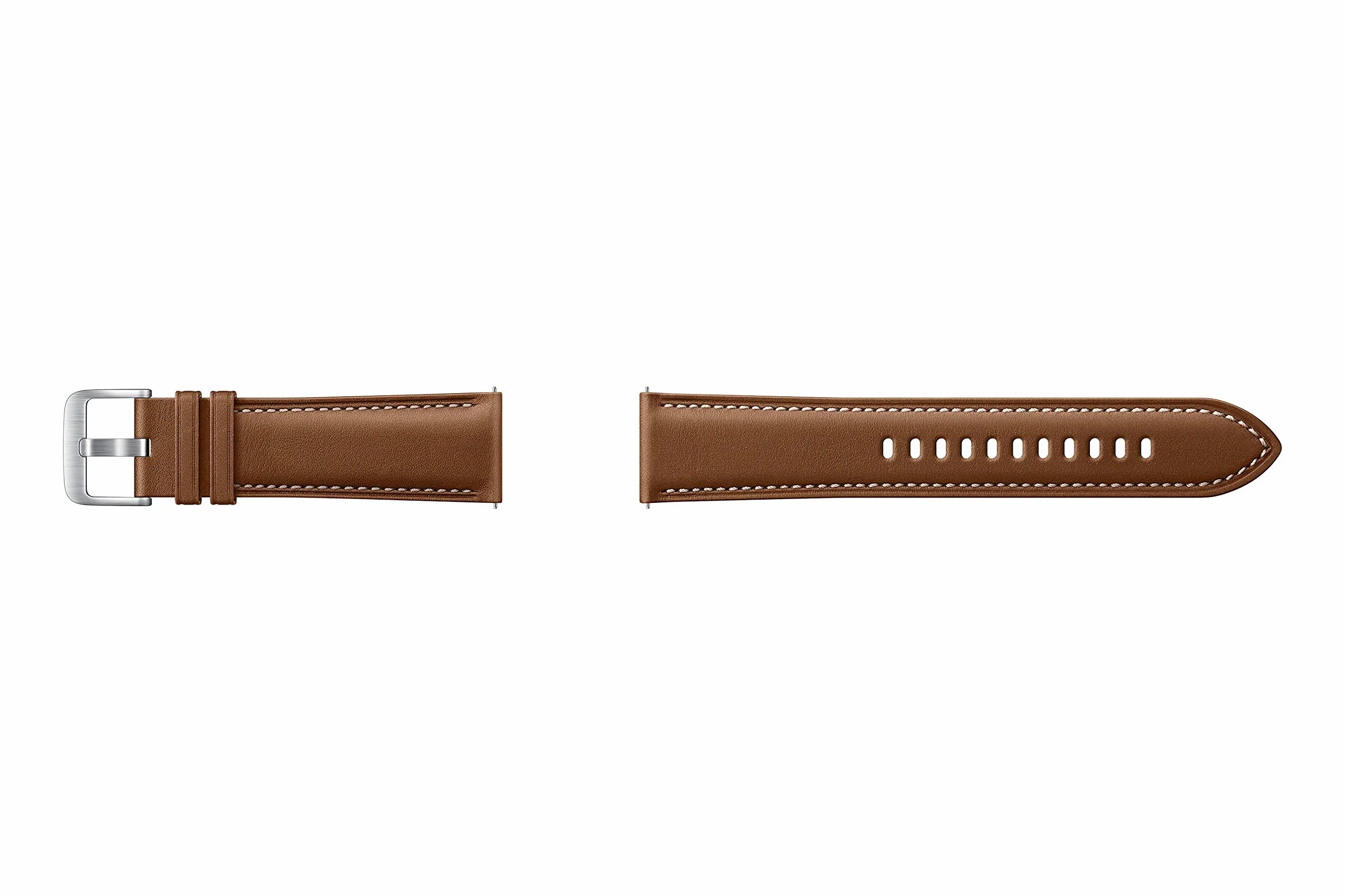 Samsung Stitch Leather Pasek do Zegarka, Brązowy, 22 mm